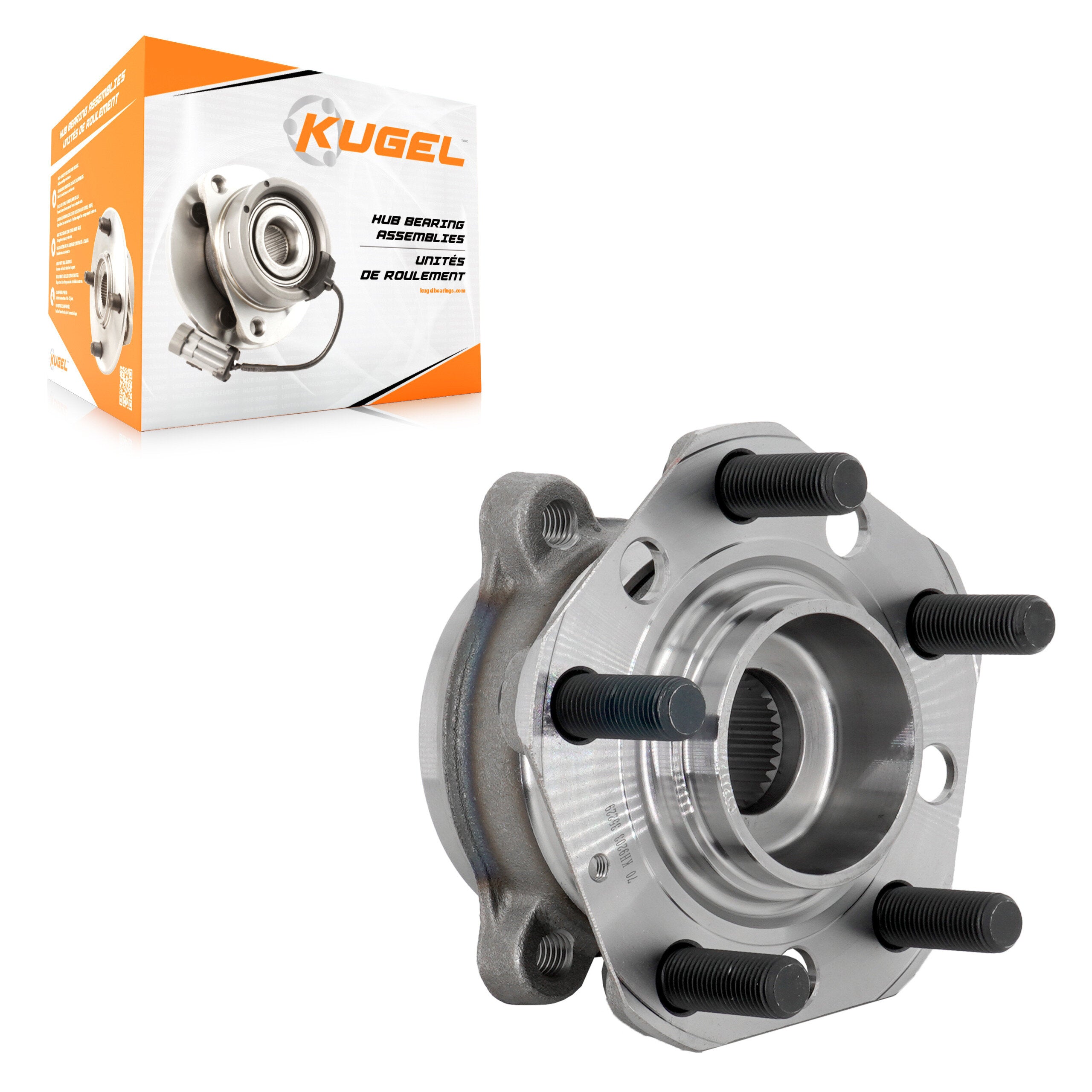 Kugel 70-KH9203 Wheel Bearing and Hub Assembly for 2017-2023 Tesla Y, Tesla 3 - Front, Rear