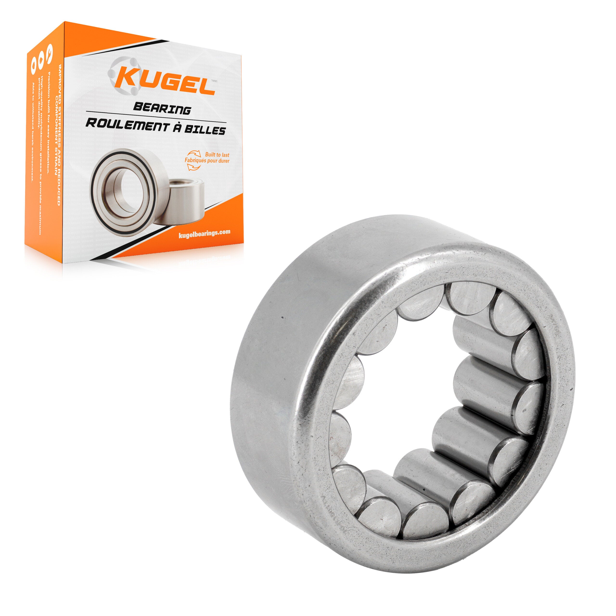 Kugel 70-R1561TV Wheel Bearing for 1980-2024 Ford F-150, Chevrolet Silverado 1500 Classic, Chevrolet Silverado 1500 HD Classic - Rear