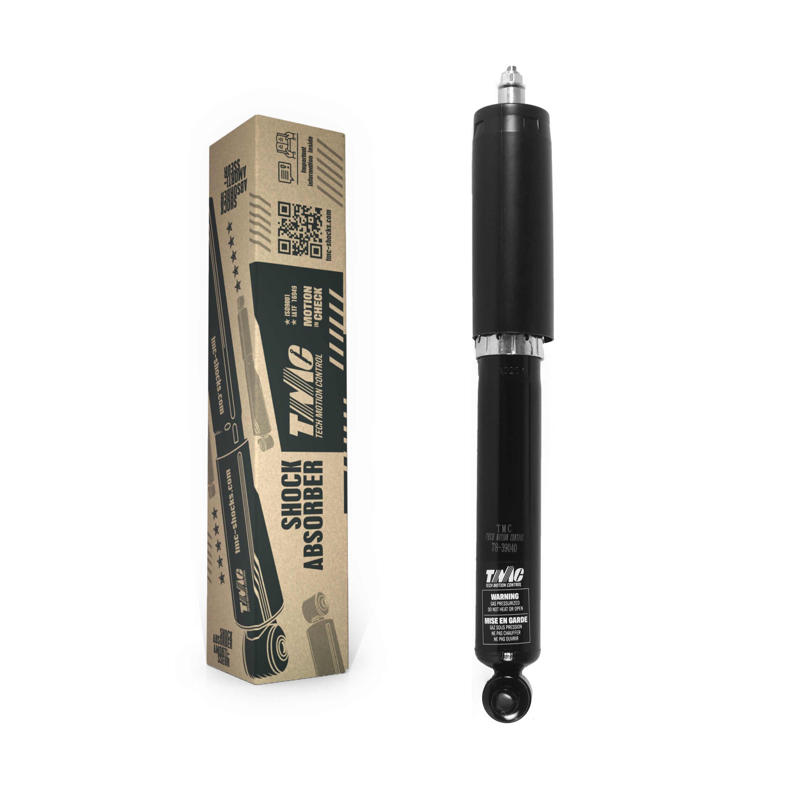 TMC 78-39040 Shock Absorber for 1999-2009 Volvo S80, Volvo S60, Volvo V70 - Rear