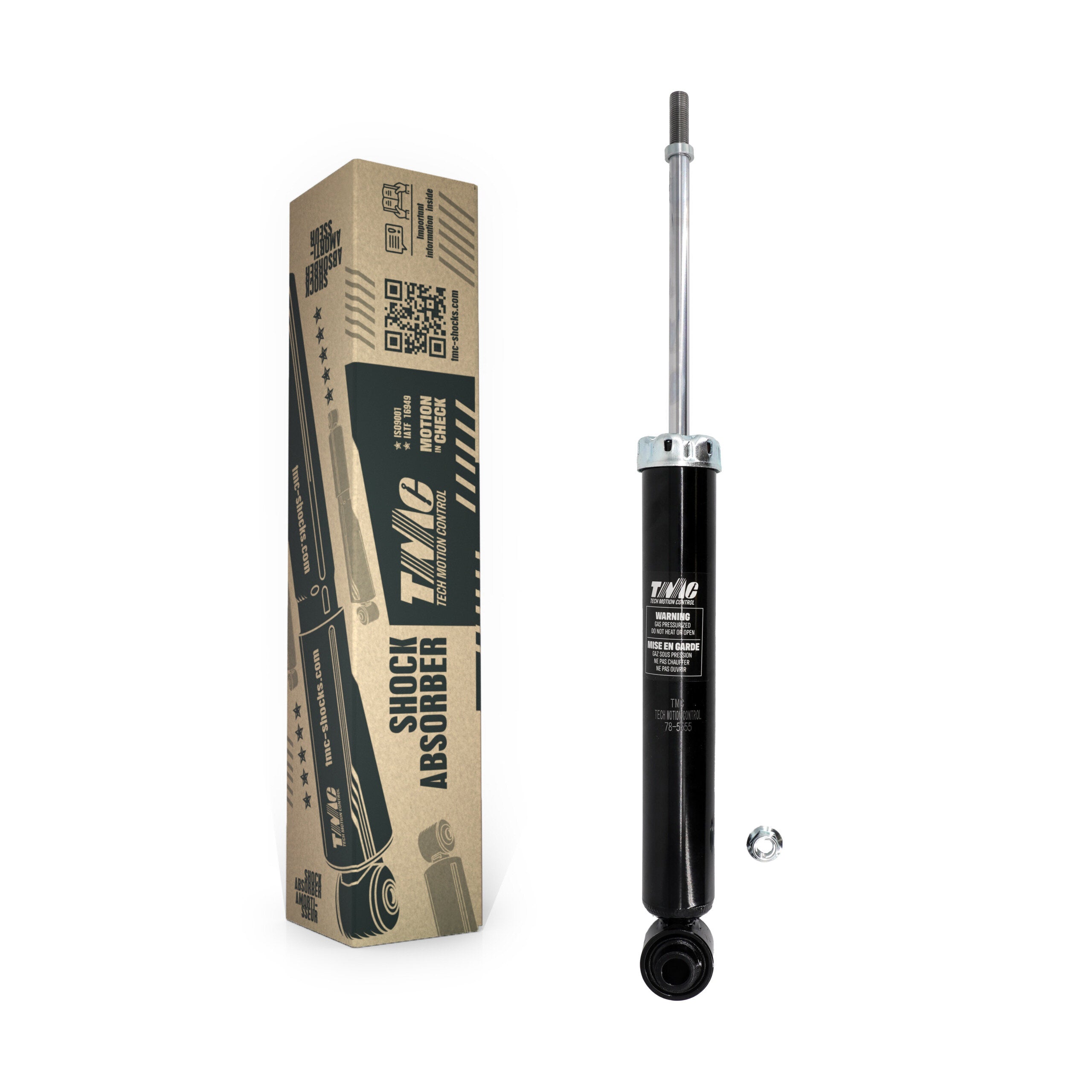 TMC 78-5555 Shock Absorber for 2018-2024 Toyota Avalon, Toyota Camry, Toyota Corolla - Rear
