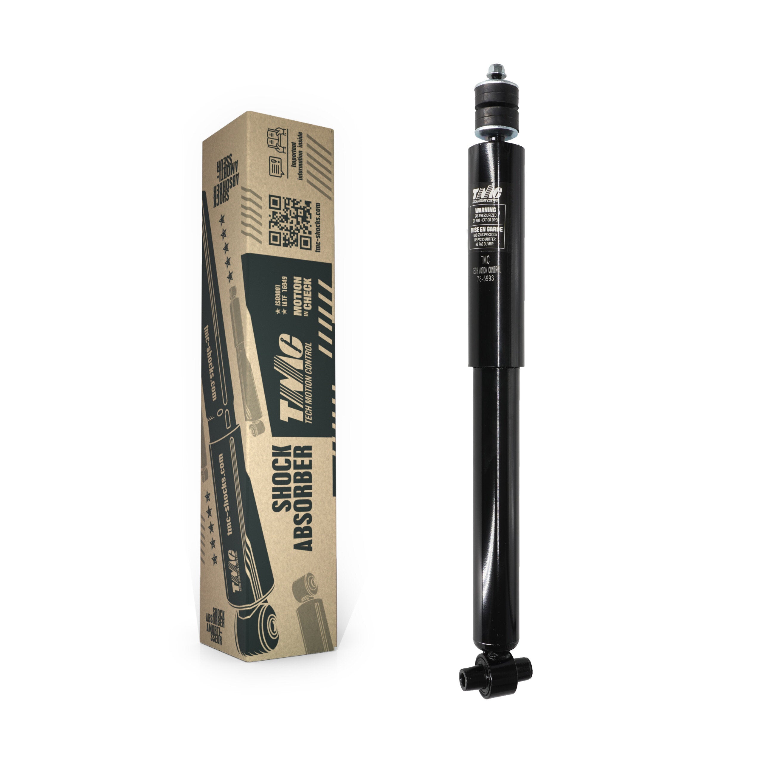 TMC 78-5993 Shock Absorber for 2003-2011 Lincoln Town Car, Ford Crown Victoria, Mercury Grand Marquis - Rear