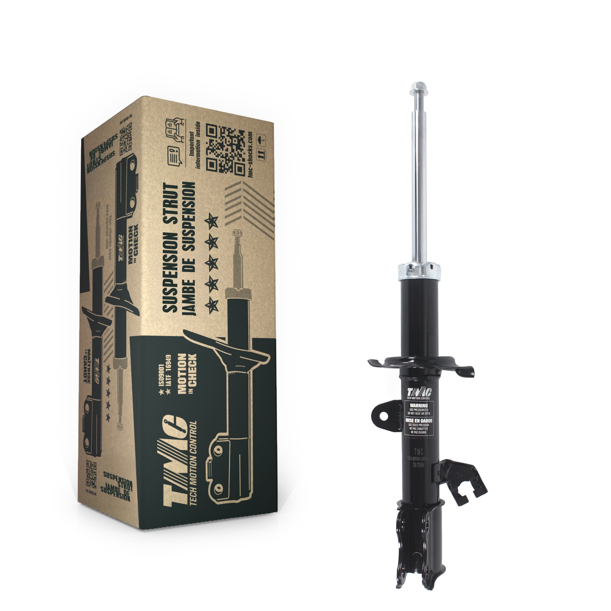 TMC 78-71059 Suspension Strut for 2012-2022 Nissan Versa, Nissan Versa Note - Front Right