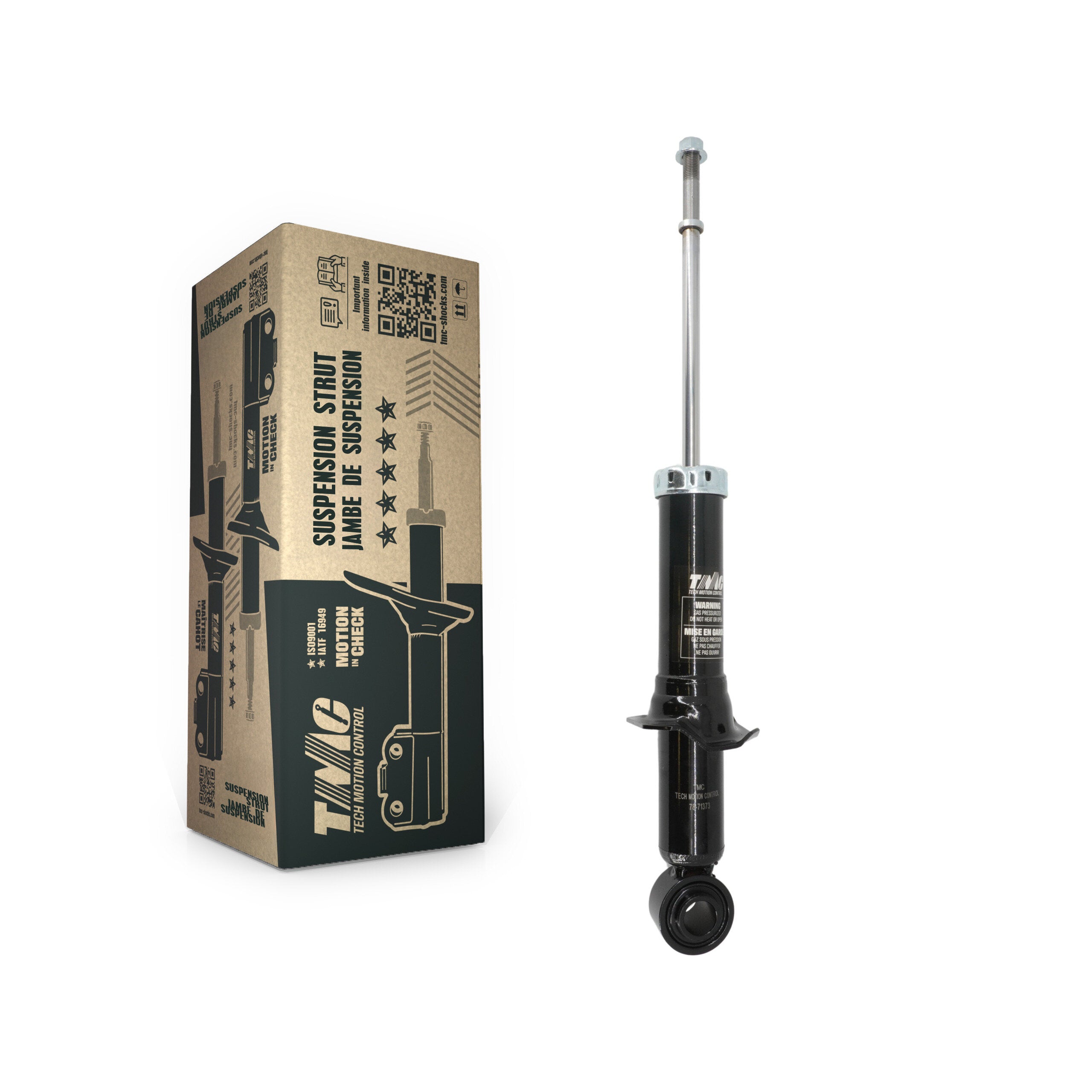 TMC 78-71373 Suspension Strut for 2003-2008 Pontiac Vibe, Toyota Corolla, Toyota Matrix - Rear