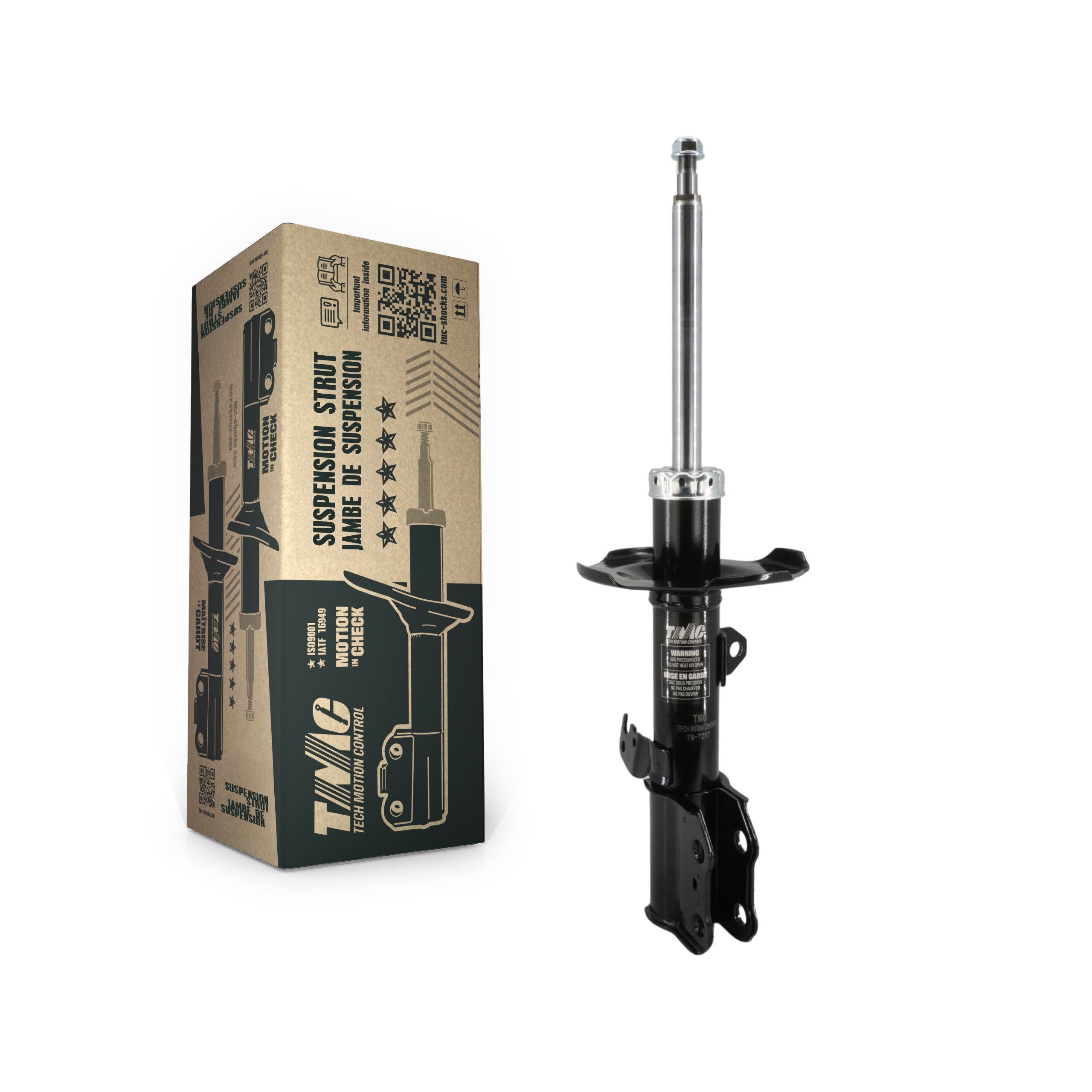 TMC 78-72117 Suspension Strut for 2003-2008 Pontiac Vibe, Toyota Matrix - Front Left