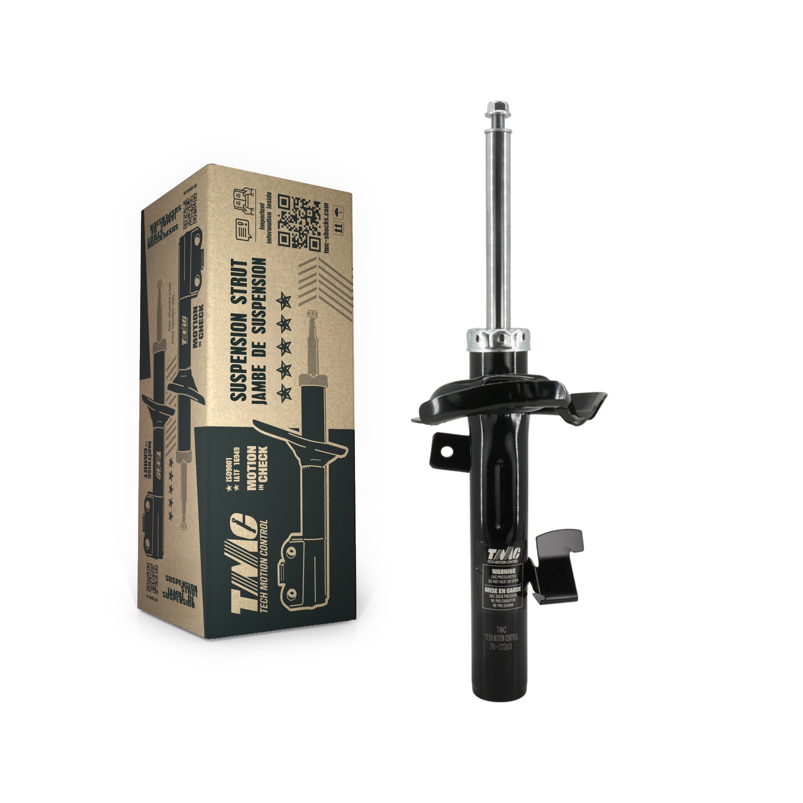 TMC 78-72263 Suspension Strut for 2004-2013 Mazda 3, Mazda 5 - Front Right