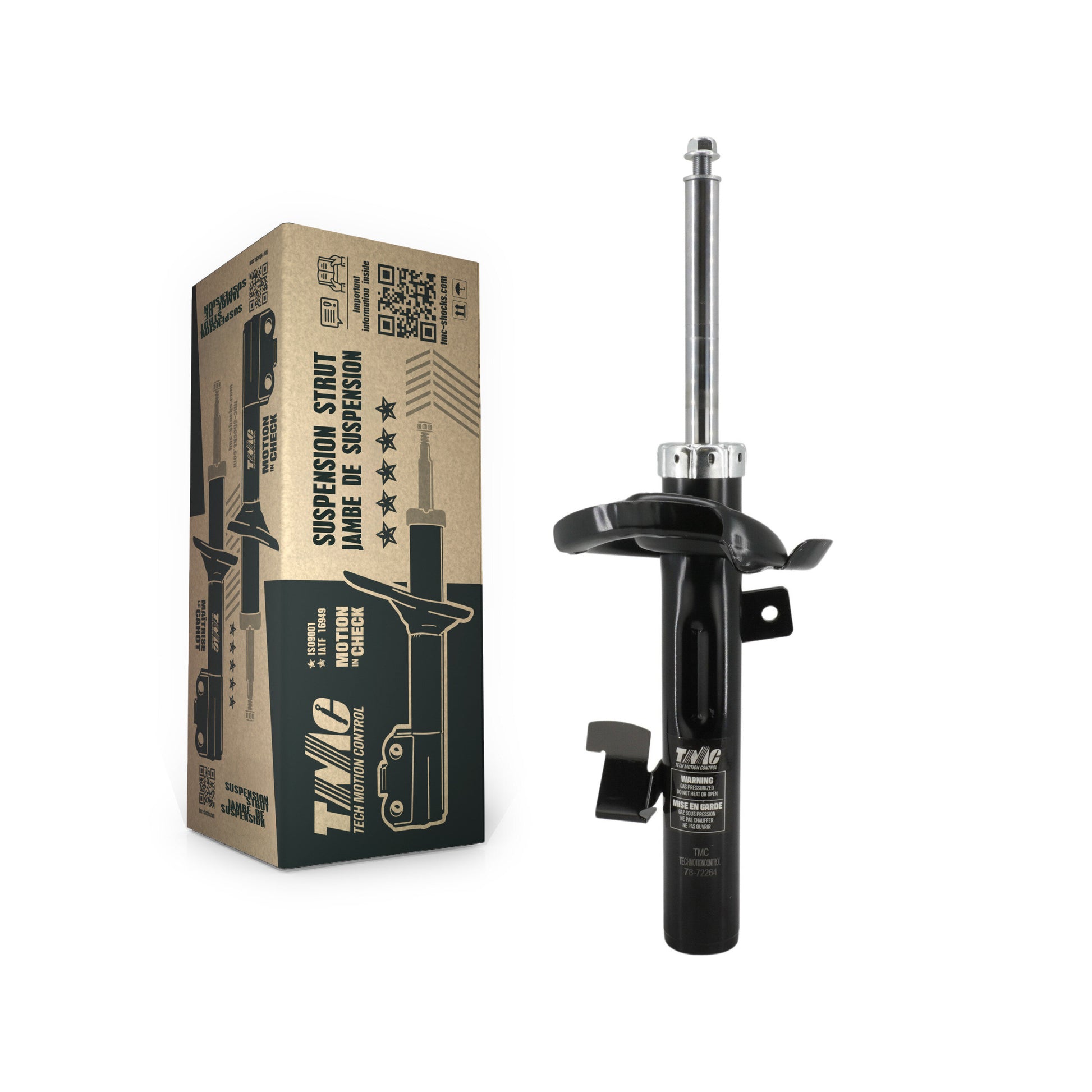 TMC 78-72264 Suspension Strut for 2004-2013 Mazda 3, Mazda 5 - Front Left