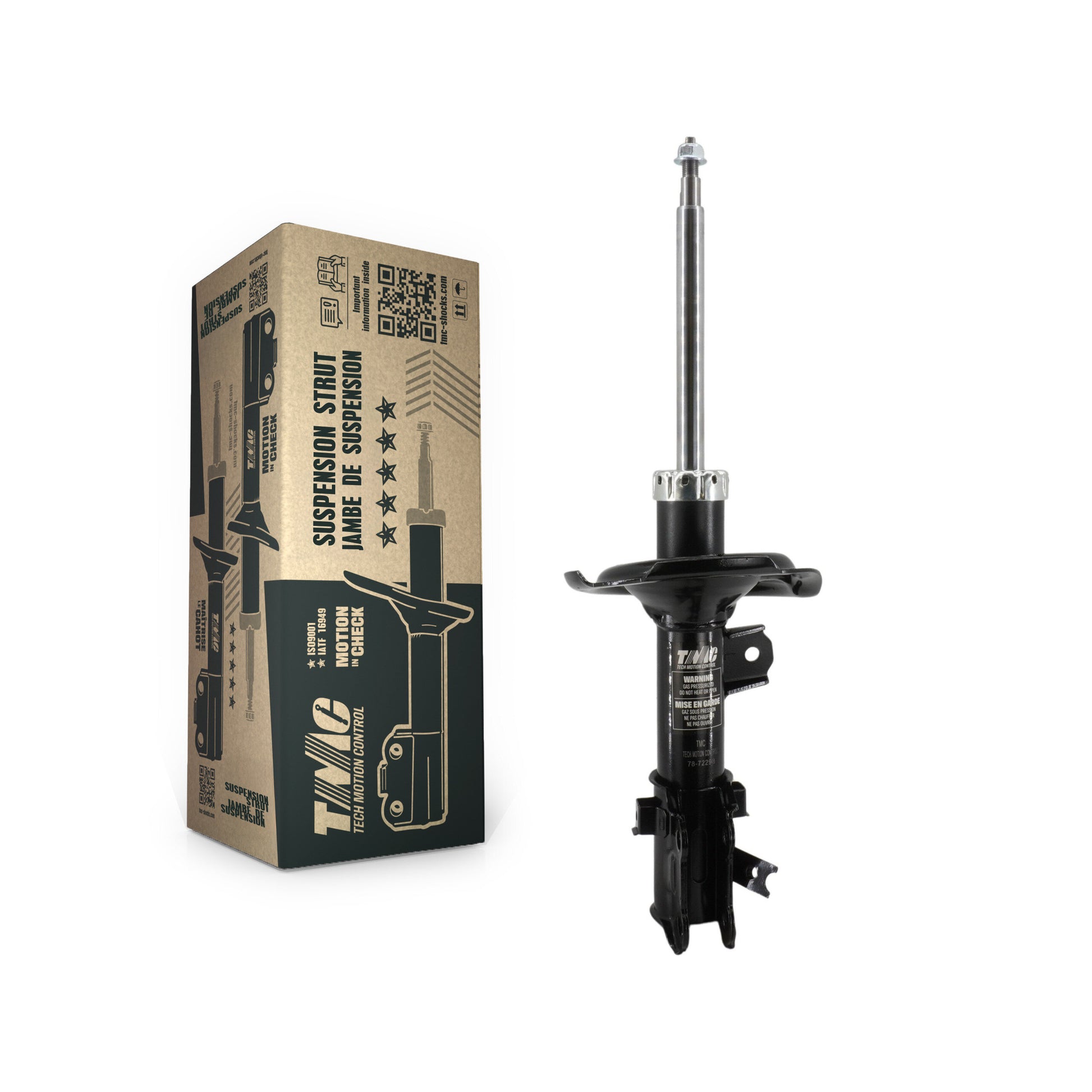 TMC 78-72298 Suspension Strut for 2006-2011 Hyundai Accent, Kia Rio, Kia Rio5 - Front Left