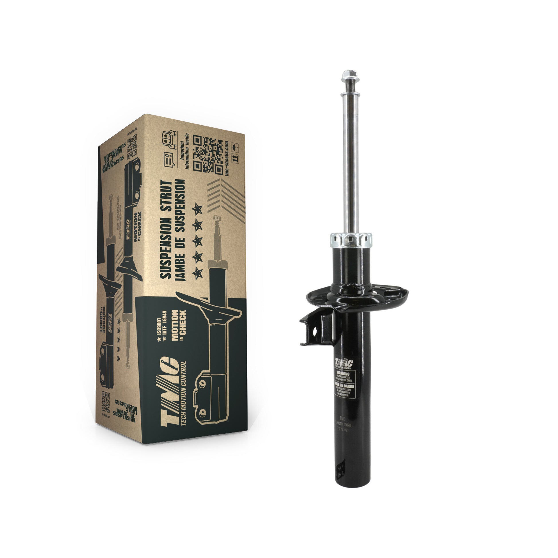 TMC 78-72312 Suspension Strut for 2005-2018 Volkswagen Tiguan Limited, Volkswagen Golf, Volkswagen Jetta - Front