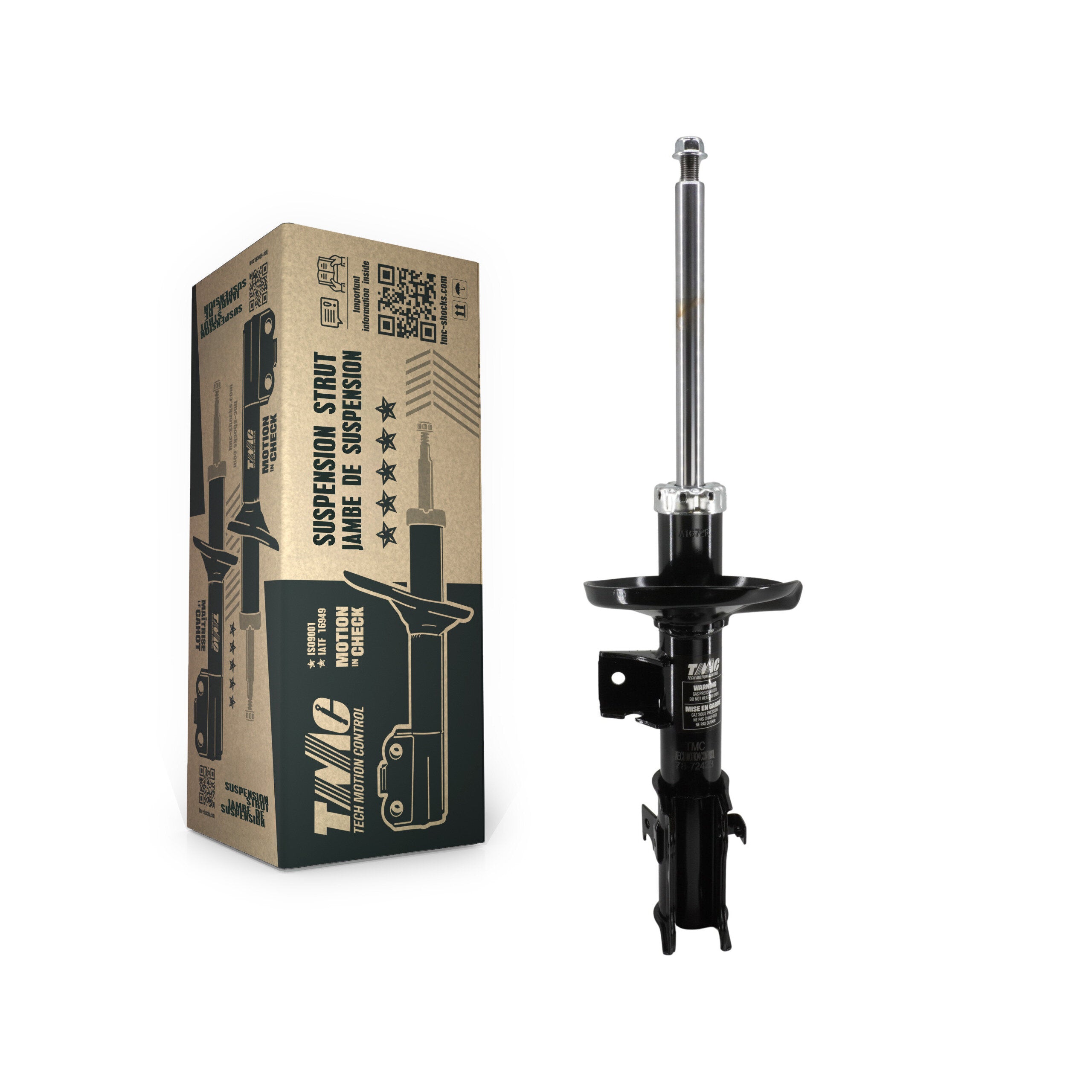 TMC 78-72423 Suspension Strut for 2006-2013 Suzuki Grand Vitara - Front Right
