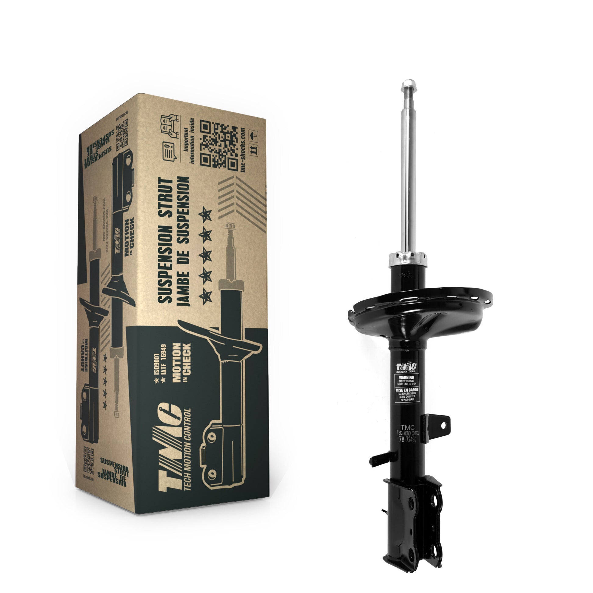 TMC 78-72490 Suspension Strut for 2008-2015 Toyota Venza, Toyota Highlander - Rear Left