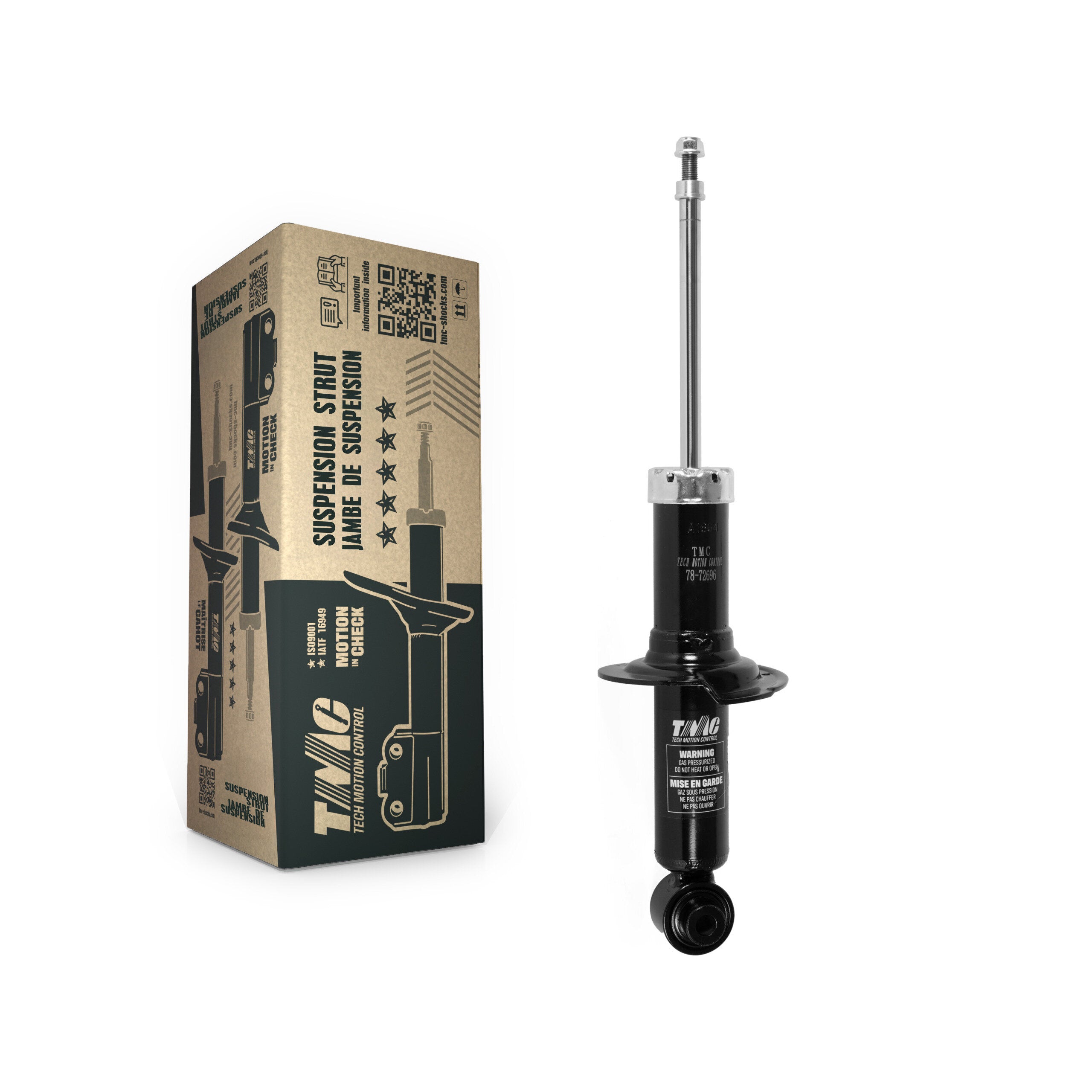 TMC 78-72696 Suspension Strut for 2008-2017 Subaru Legacy, Subaru Impreza - Rear