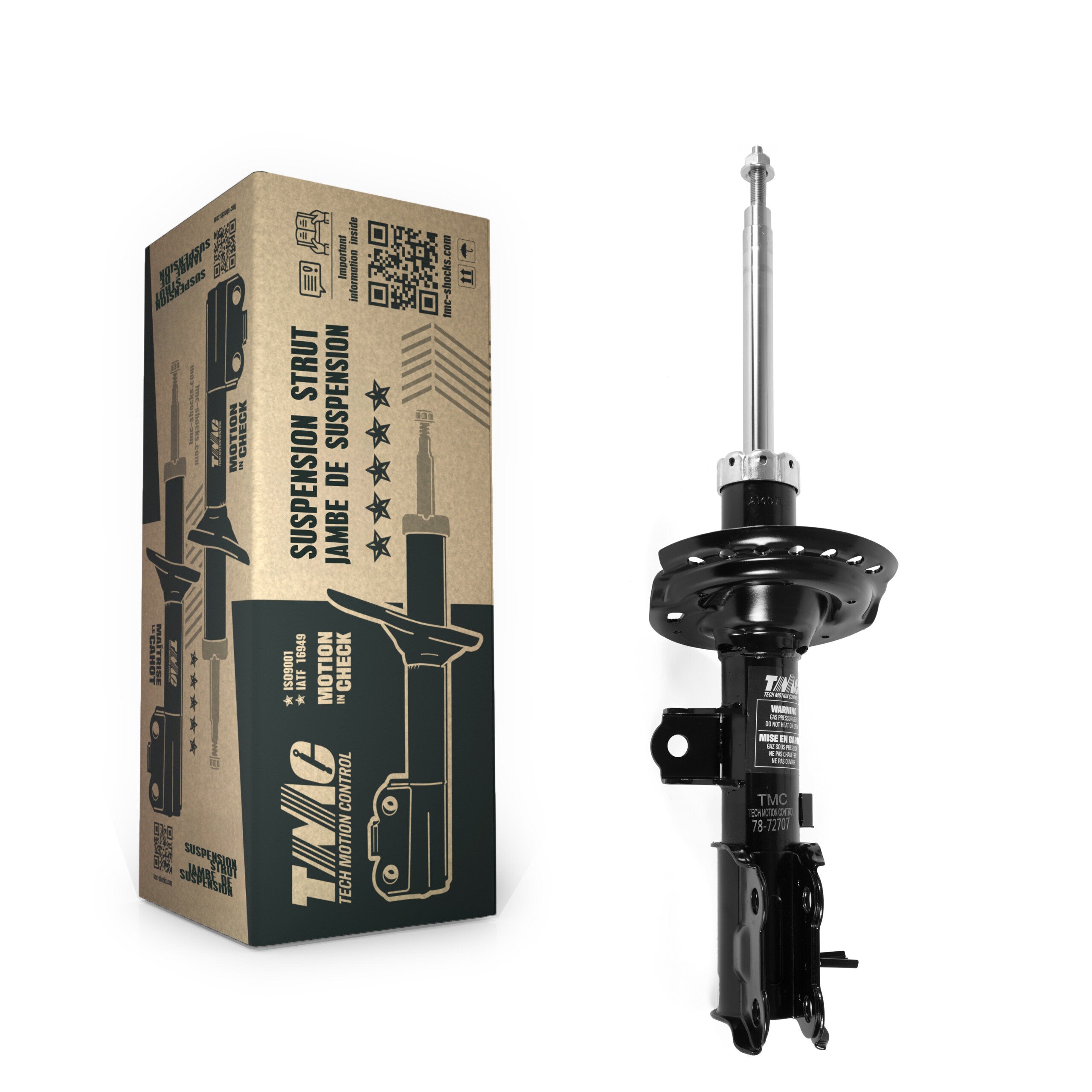 TMC 78-72707 Suspension Strut for 2012-2017 Kia Rio, Hyundai Accent - Front Left