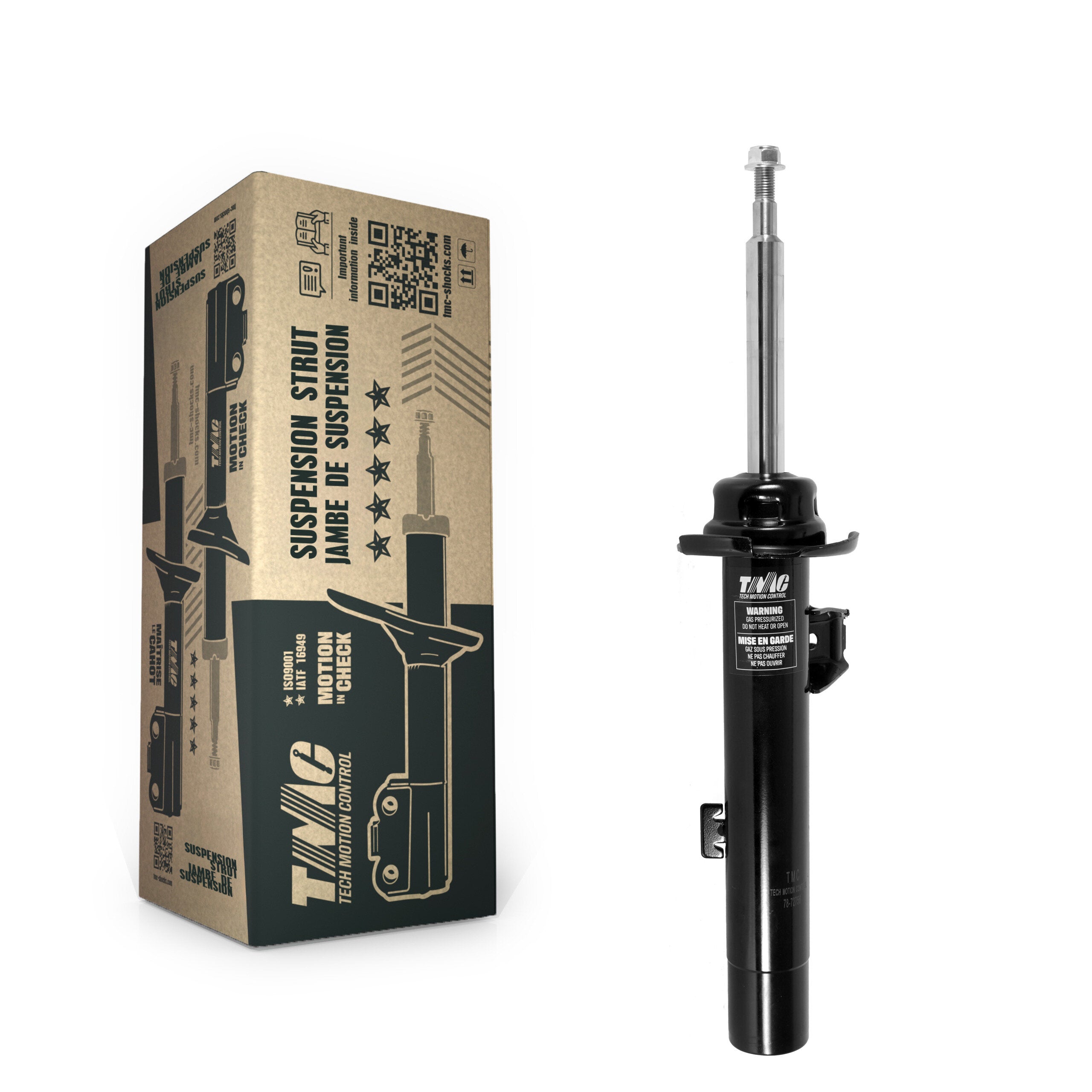 TMC 78-72756 Suspension Strut for 2006-2013 BMW 135is, BMW 335is, BMW 335d - Front Left