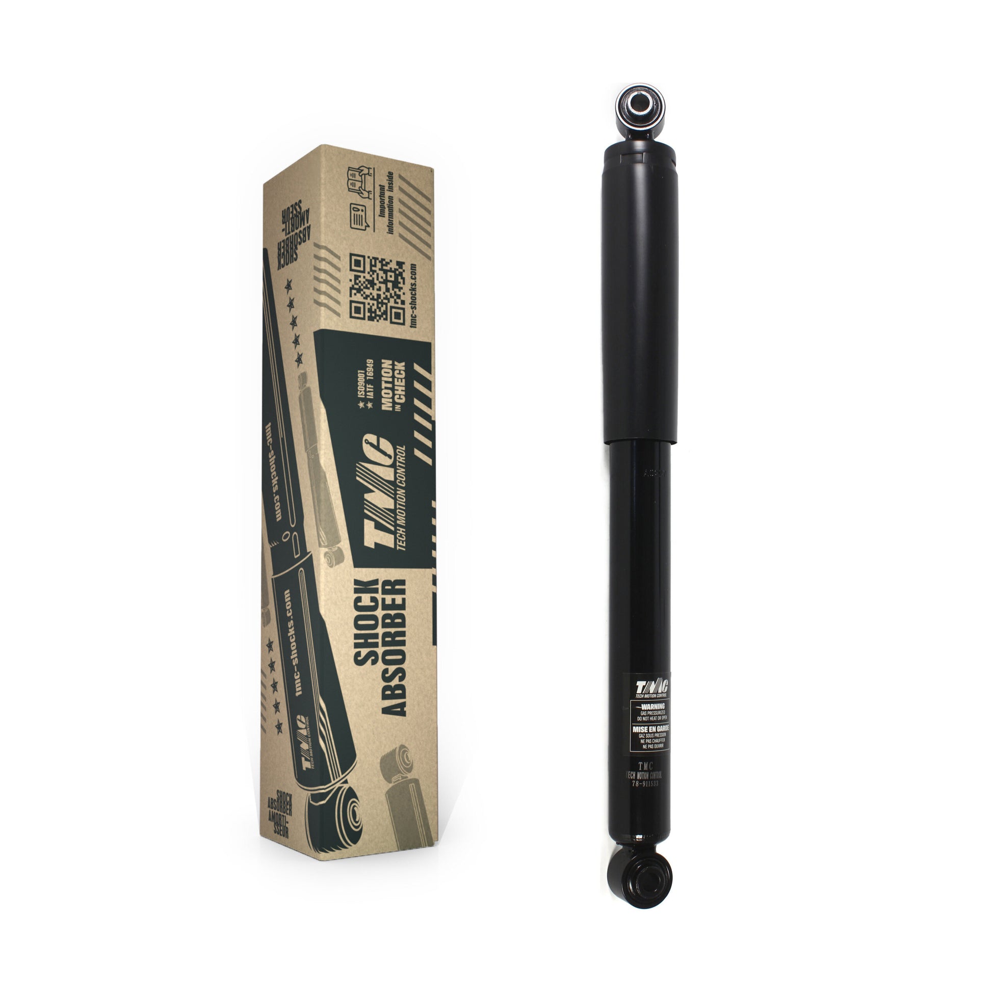 TMC 78-911533 Shock Absorber for 2007-2022 Chevrolet Silverado 1500 LTD, GMC Sierra 1500, GMC Sierra 1500 Limited - Rear
