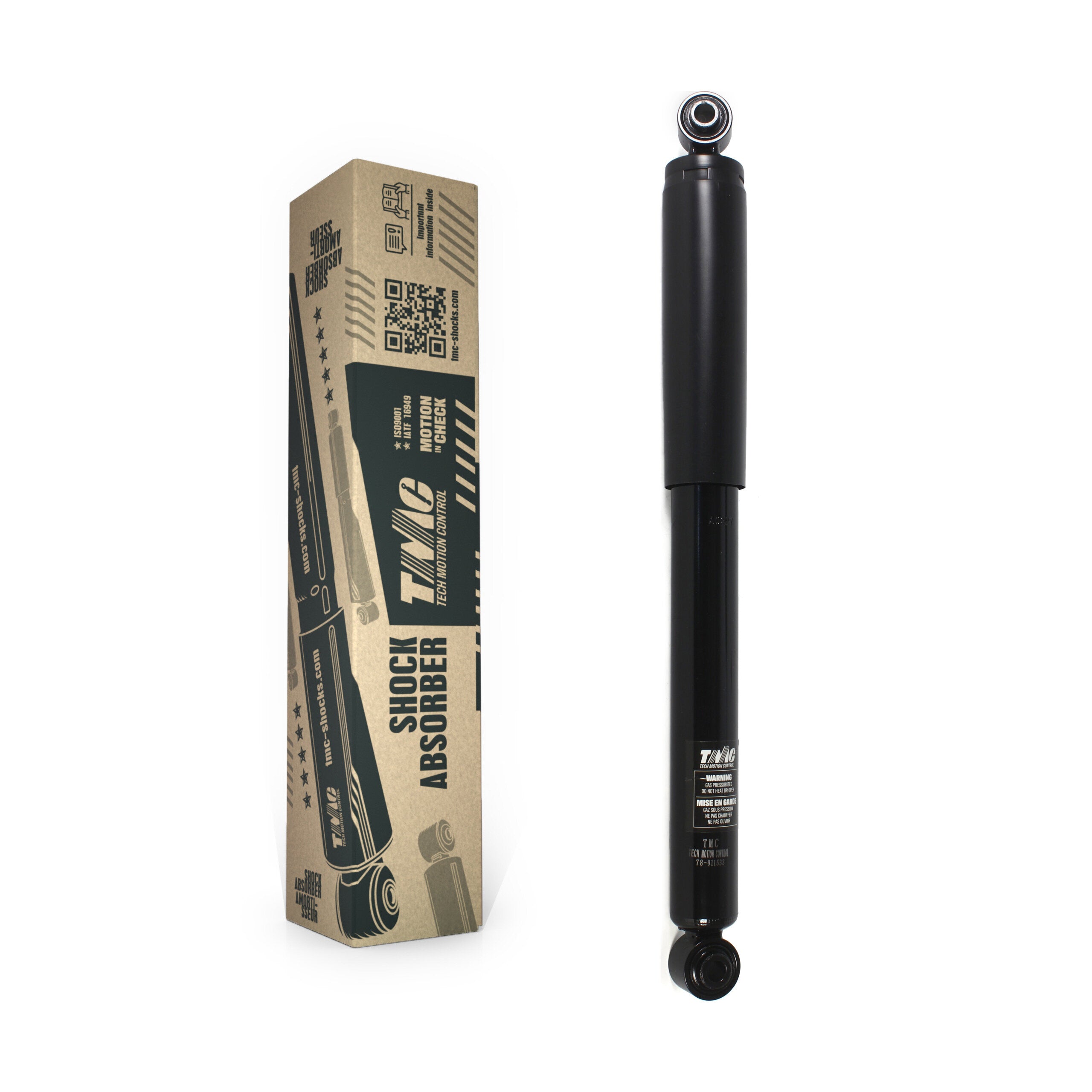 TMC 78-911533 Shock Absorber for 2007-2022 Chevrolet Silverado 1500 LTD, GMC Sierra 1500, GMC Sierra 1500 Limited - Rear