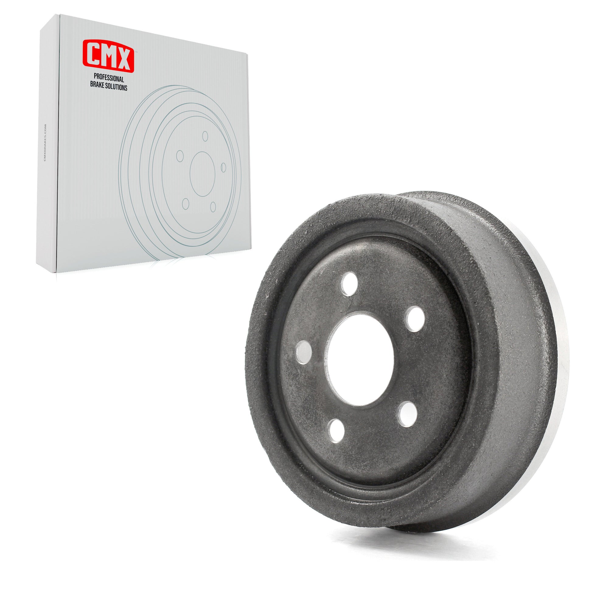 CMX 8-2093 Brake Drum for 1980-2002 Chevrolet Cavalier, Pontiac Sunfire, Chevrolet Beretta - Rear
