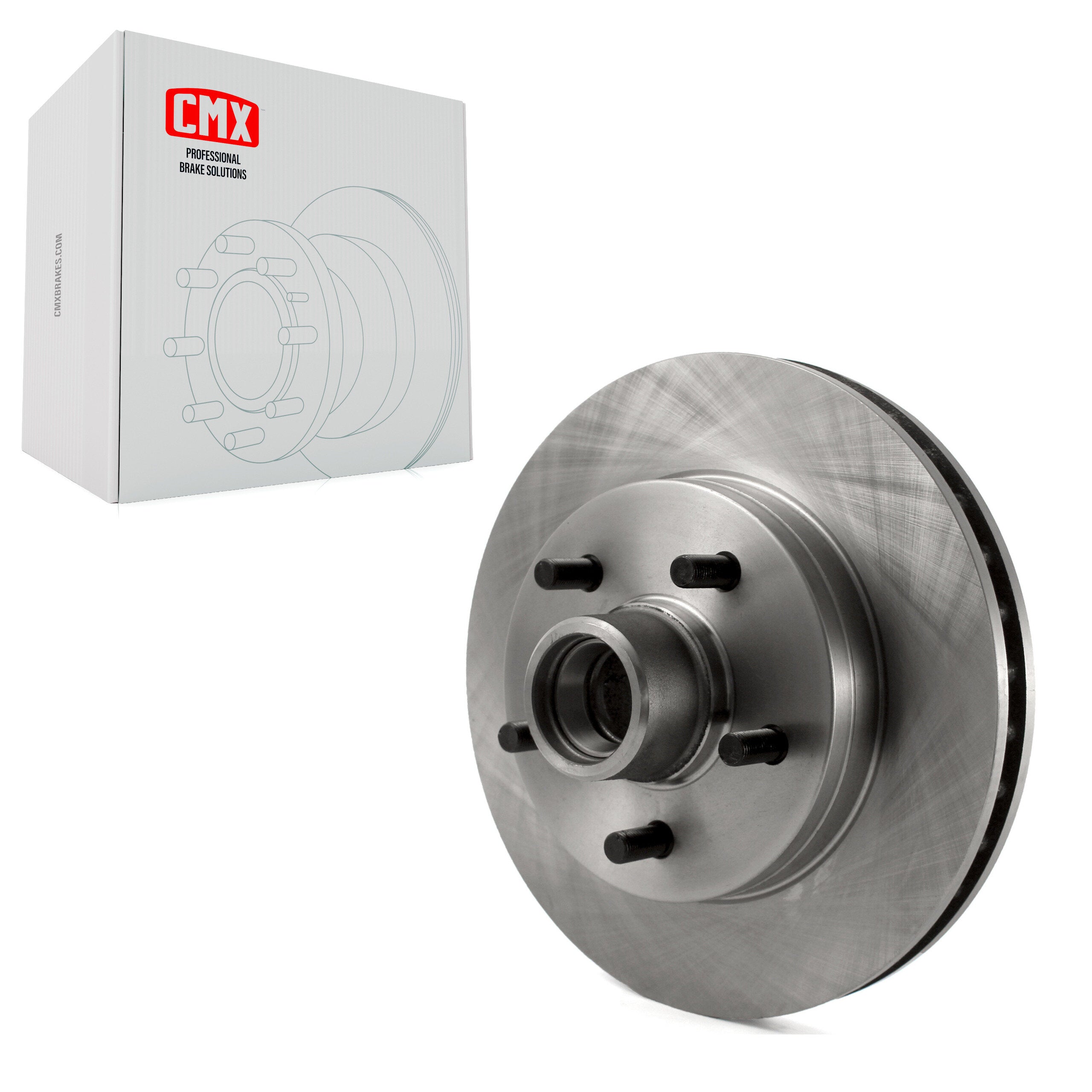 CMX 8-56258 Disc Brake Rotor and Hub Assembly for 1992-2002 GMC Yukon, Chevrolet Express 1500, GMC Savana 1500 - Front