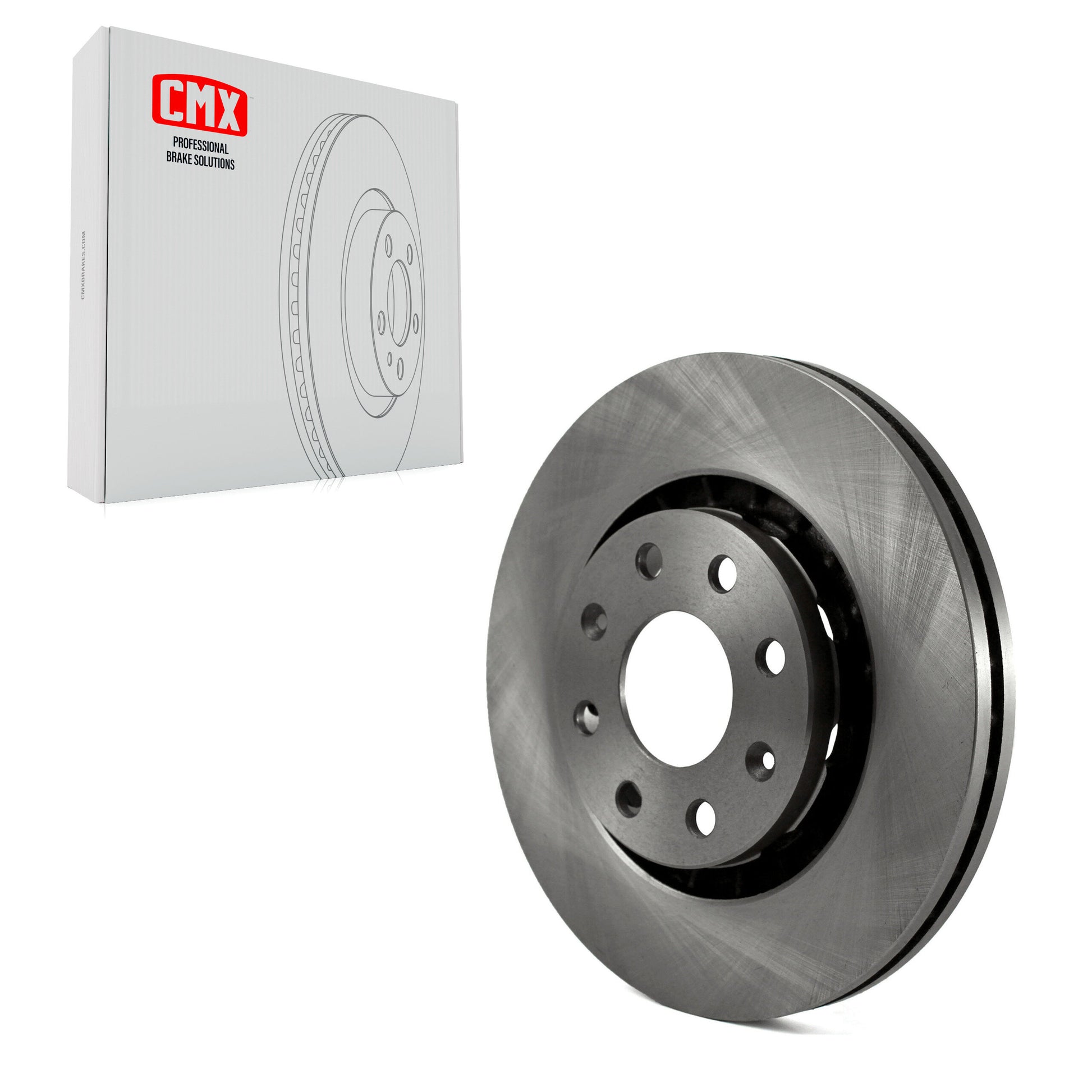 CMX 8-580212 Disc Brake Rotor for 1989-2016 Chevrolet Spark EV, Chevrolet Spark, Pontiac G3 - Front