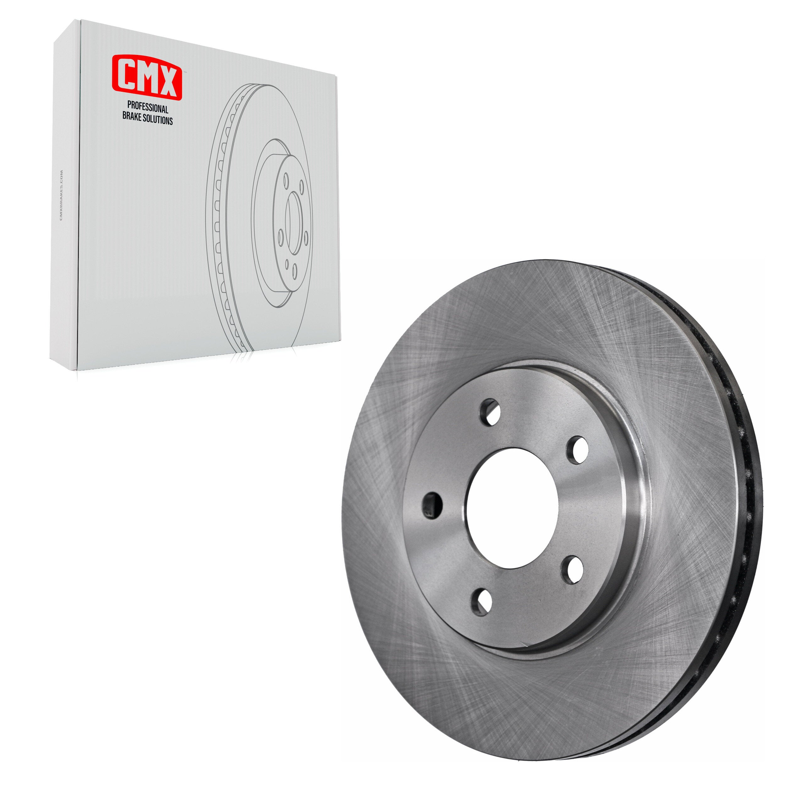 CMX 8-580244 Disc Brake Rotor for 2004-2008 Chevrolet Malibu, Pontiac G6 - Front