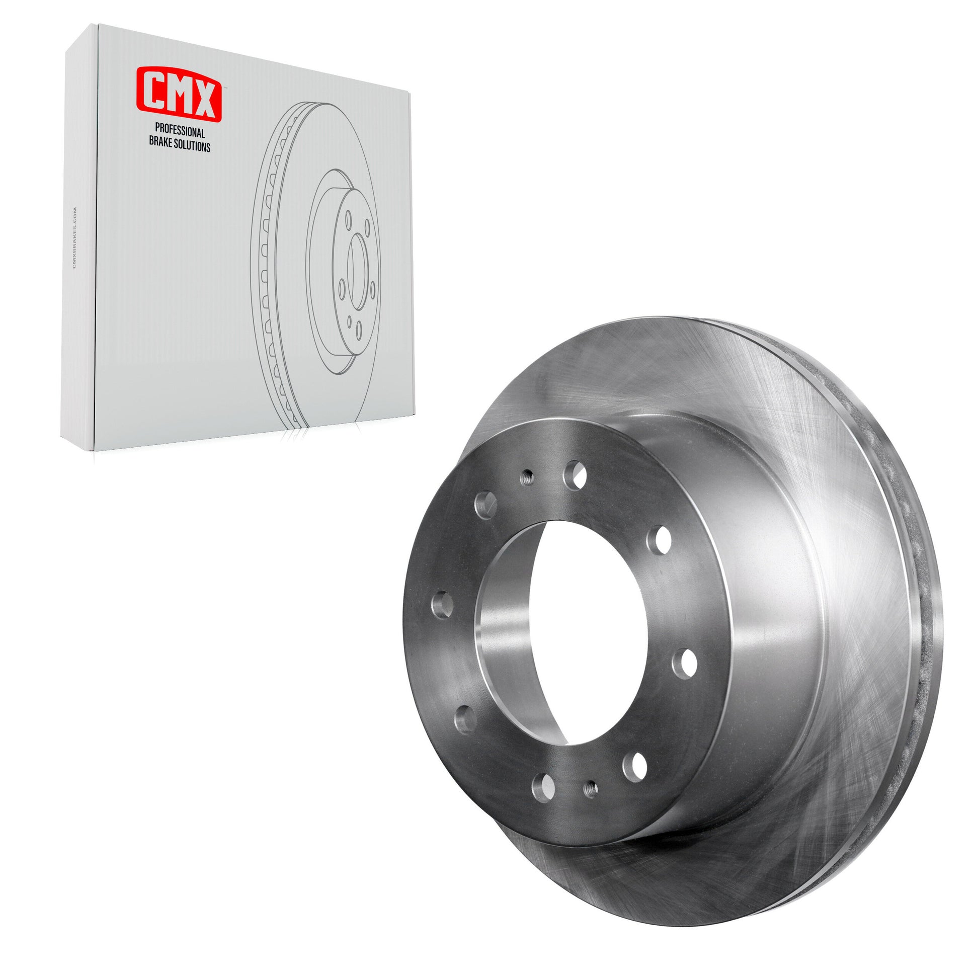 CMX 8-580876 Disc Brake Rotor for 2011-2024 Chevrolet Suburban, Chevrolet Suburban 3500 HD, Chevrolet Silverado 1500 - Rear