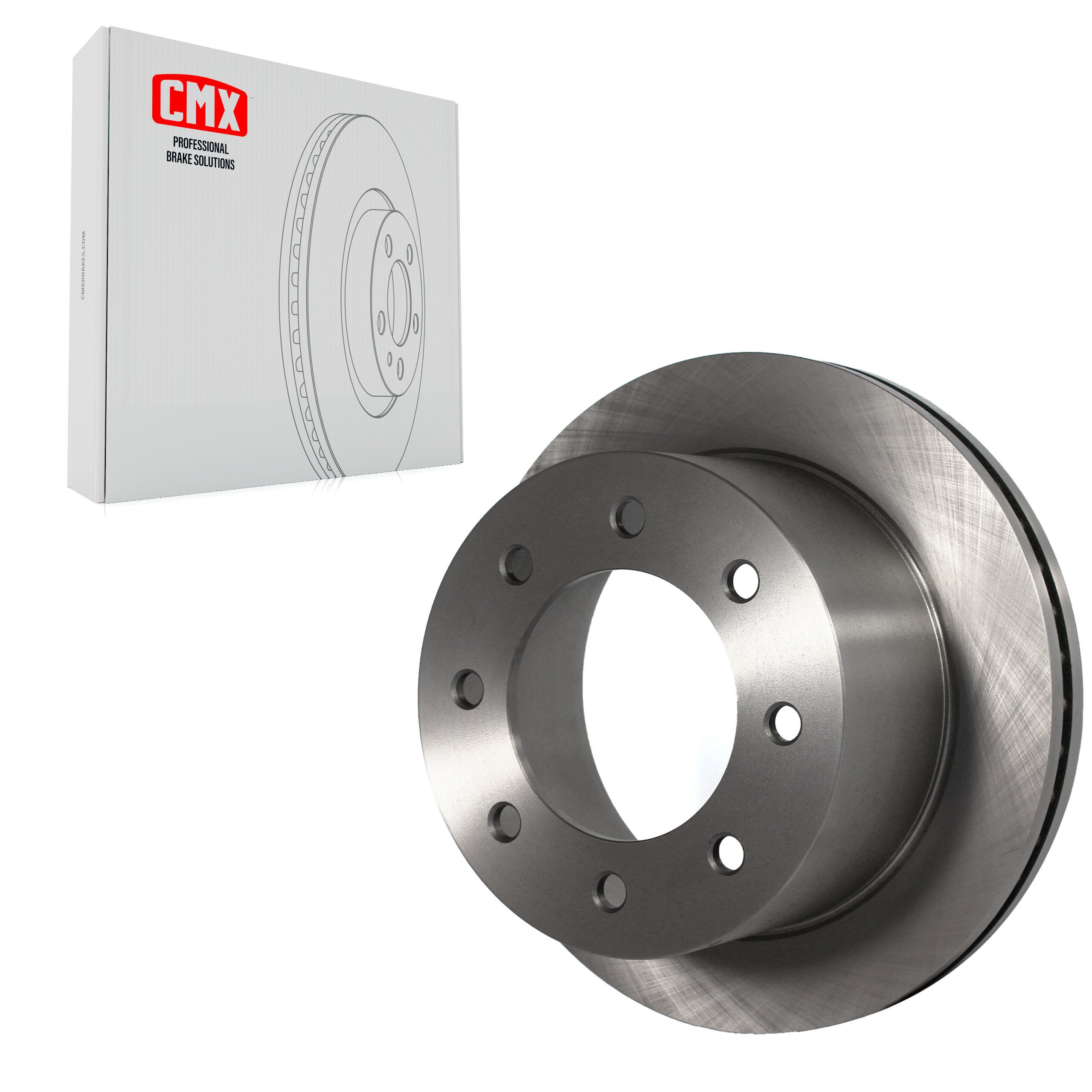 CMX 8-580895 Disc Brake Rotor for 2011-2019 Chevrolet Silverado 3500 HD, GMC Sierra 3500 HD - Rear