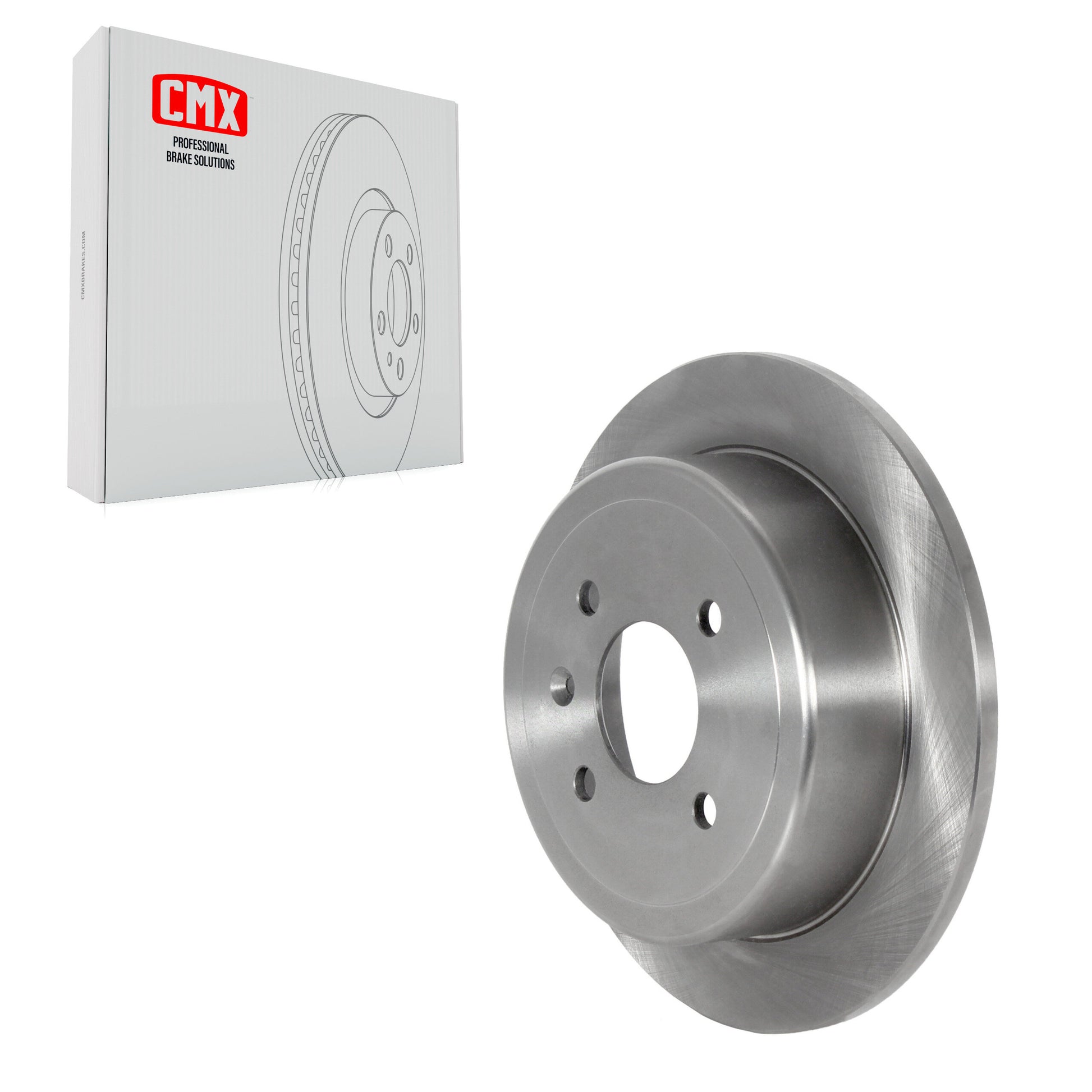 CMX 8-581052 Disc Brake Rotor for 2014-2021 Chevrolet Spark, Chevrolet Spark EV - Rear