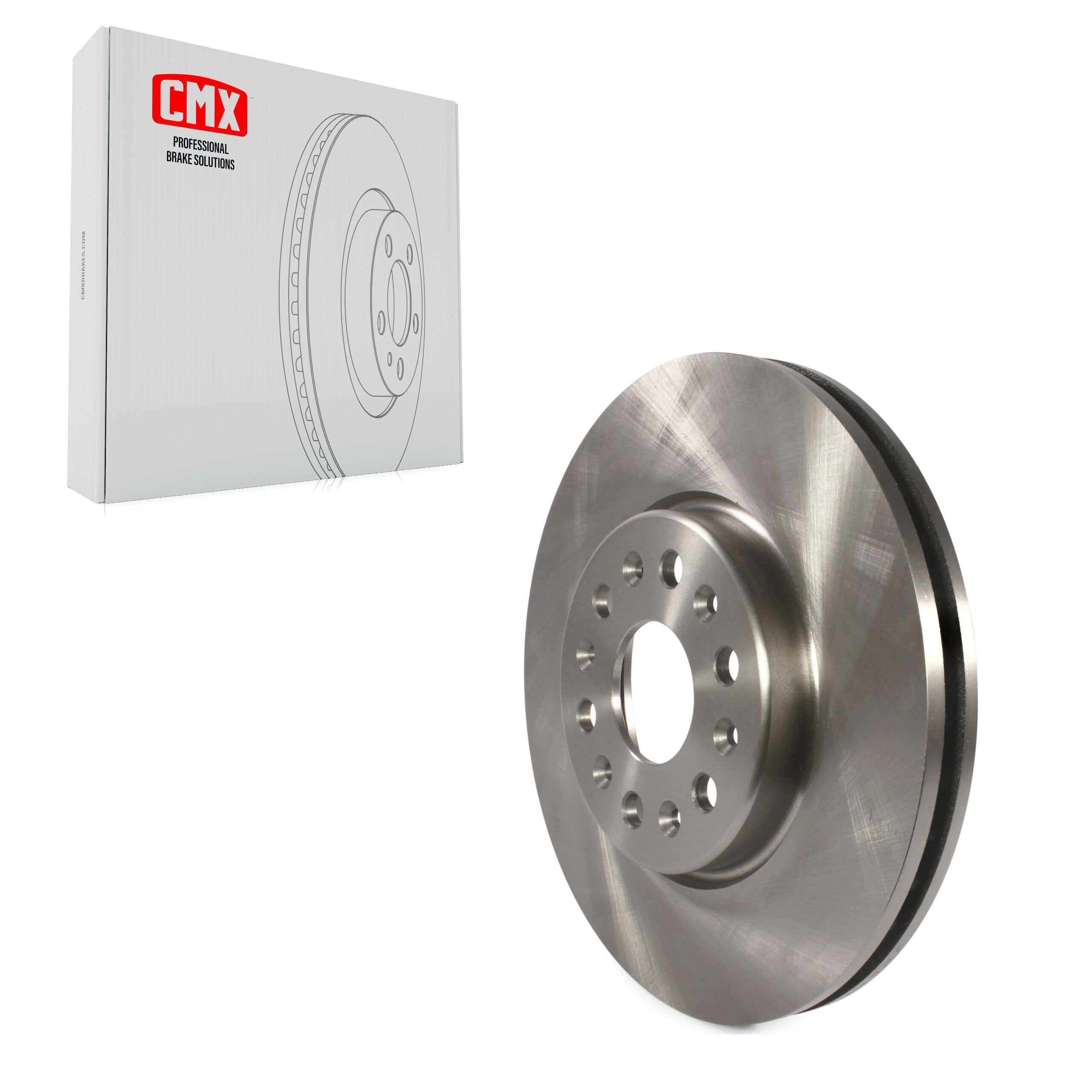 CMX 8-582061 Disc Brake Rotor for 2017-2025 Chevrolet Equinox EV, Buick Enclave, Chevrolet Blazer - Front