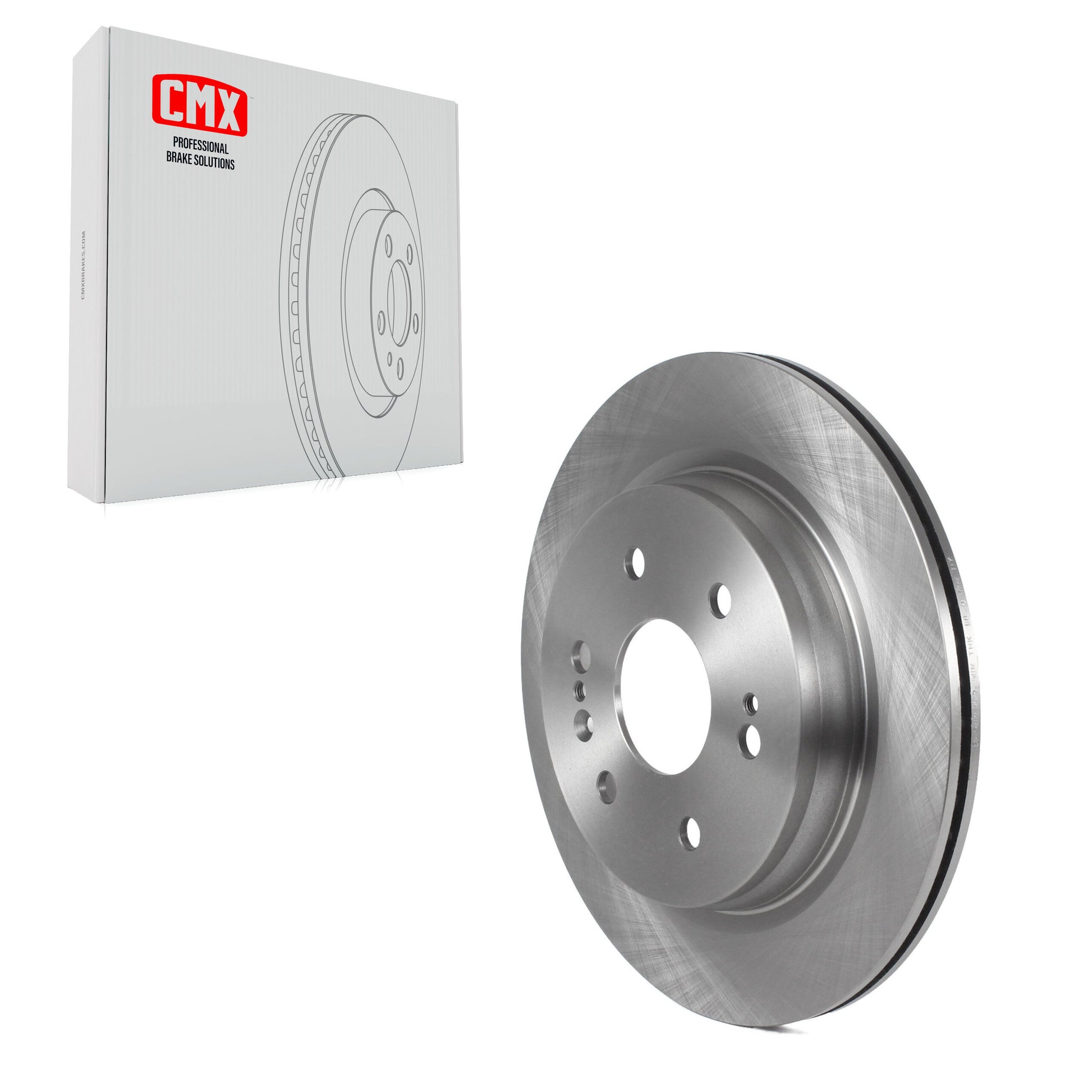 CMX 8-582457 Disc Brake Rotor for 2019-2024 Chevrolet Silverado 1500 LTD, GMC Sierra 1500 Limited, Cadillac Escalade - Rear