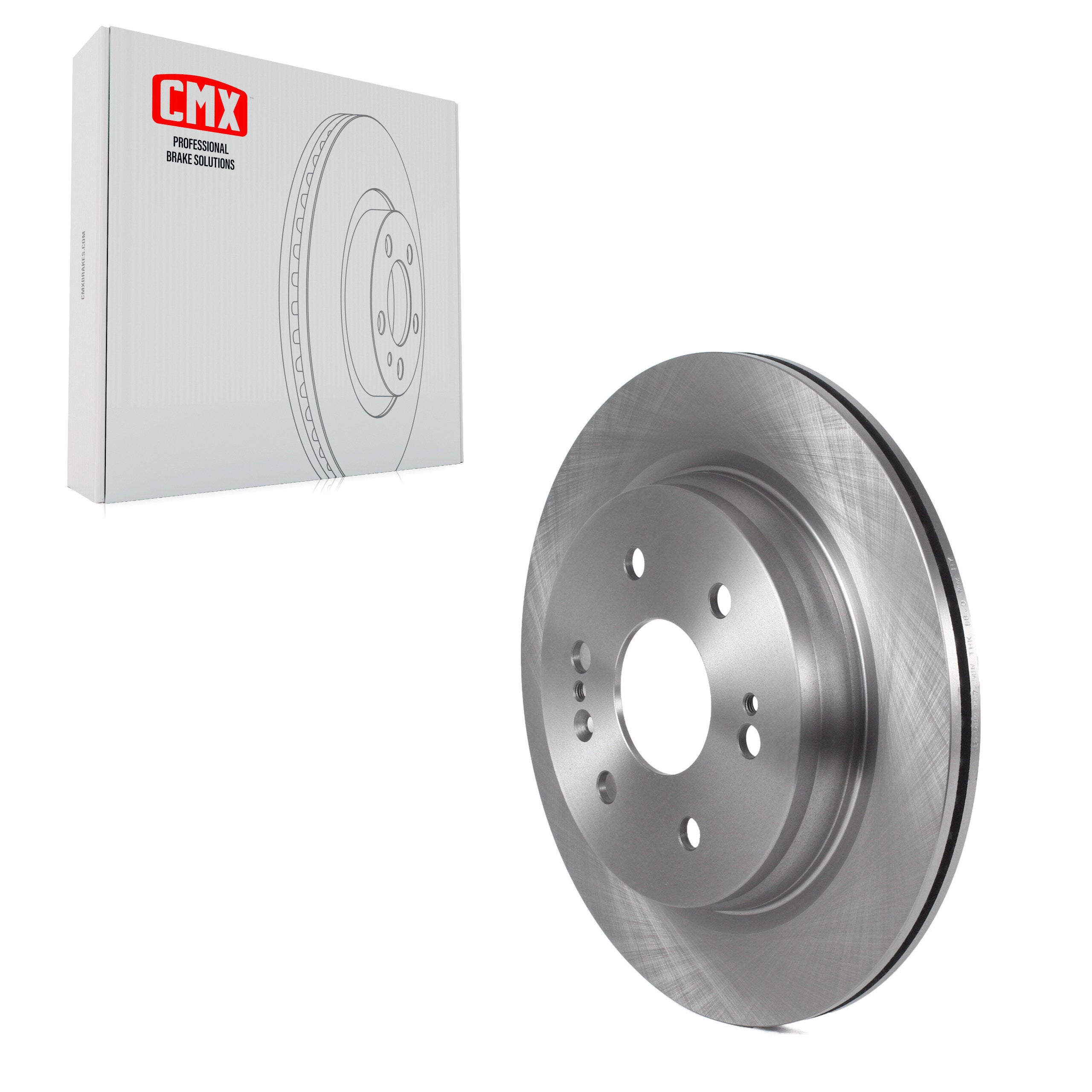 CMX 8-582457 Disc Brake Rotor for 2019-2024 Chevrolet Silverado 1500 LTD, GMC Sierra 1500 Limited, Cadillac Escalade - Rear