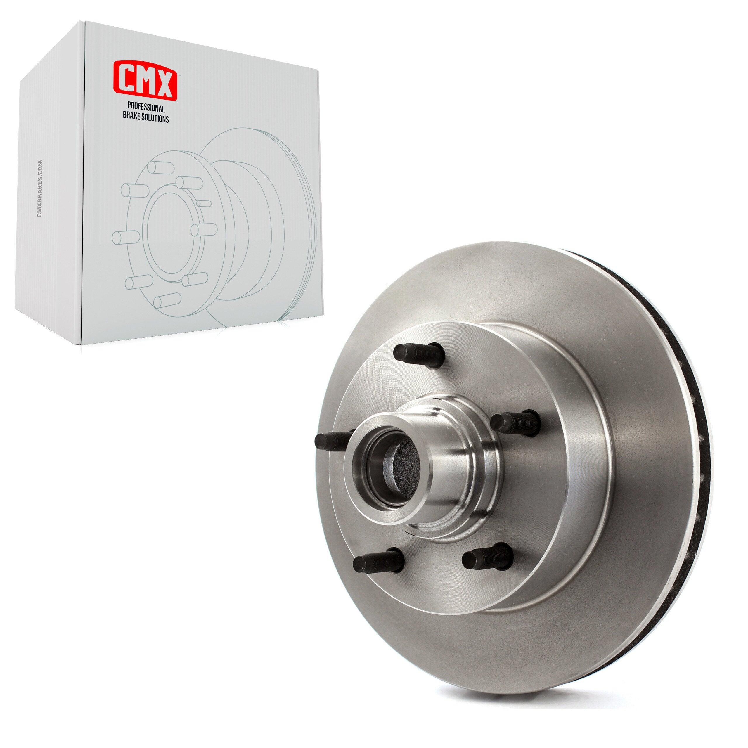 CMX 8-6032 Disc Brake Rotor and Hub Assembly for 1980-1993 Ford F-150, Ford E-100 Econoline, Ford E-100 Econoline Club Wagon - Front