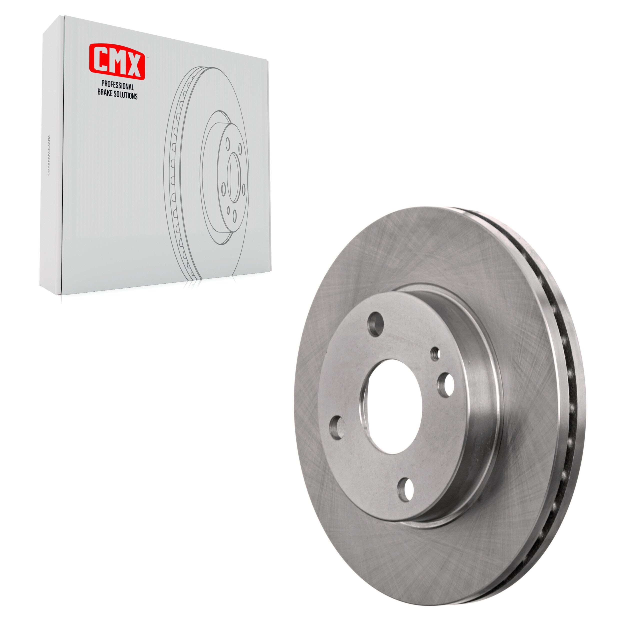 CMX 8-6130 Disc Brake Rotor for 1990-2003 Mazda Protege, Kia Rio, Ford Aspire - Front