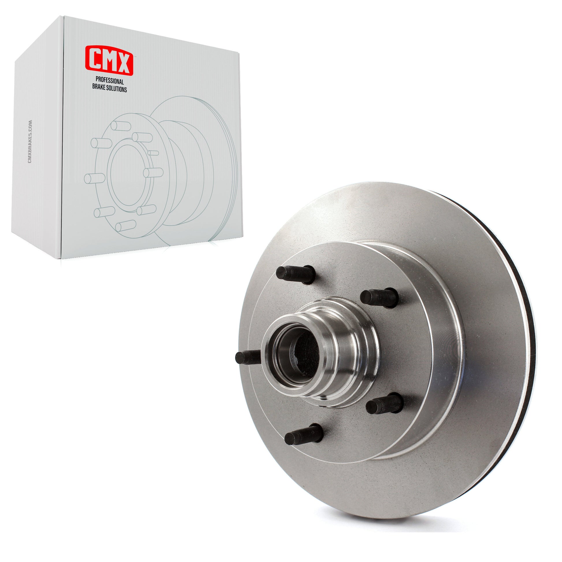 CMX 8-66445 Disc Brake Rotor and Hub Assembly for 1994-2001 Ford E-150 Econoline, Ford F-150 - Front