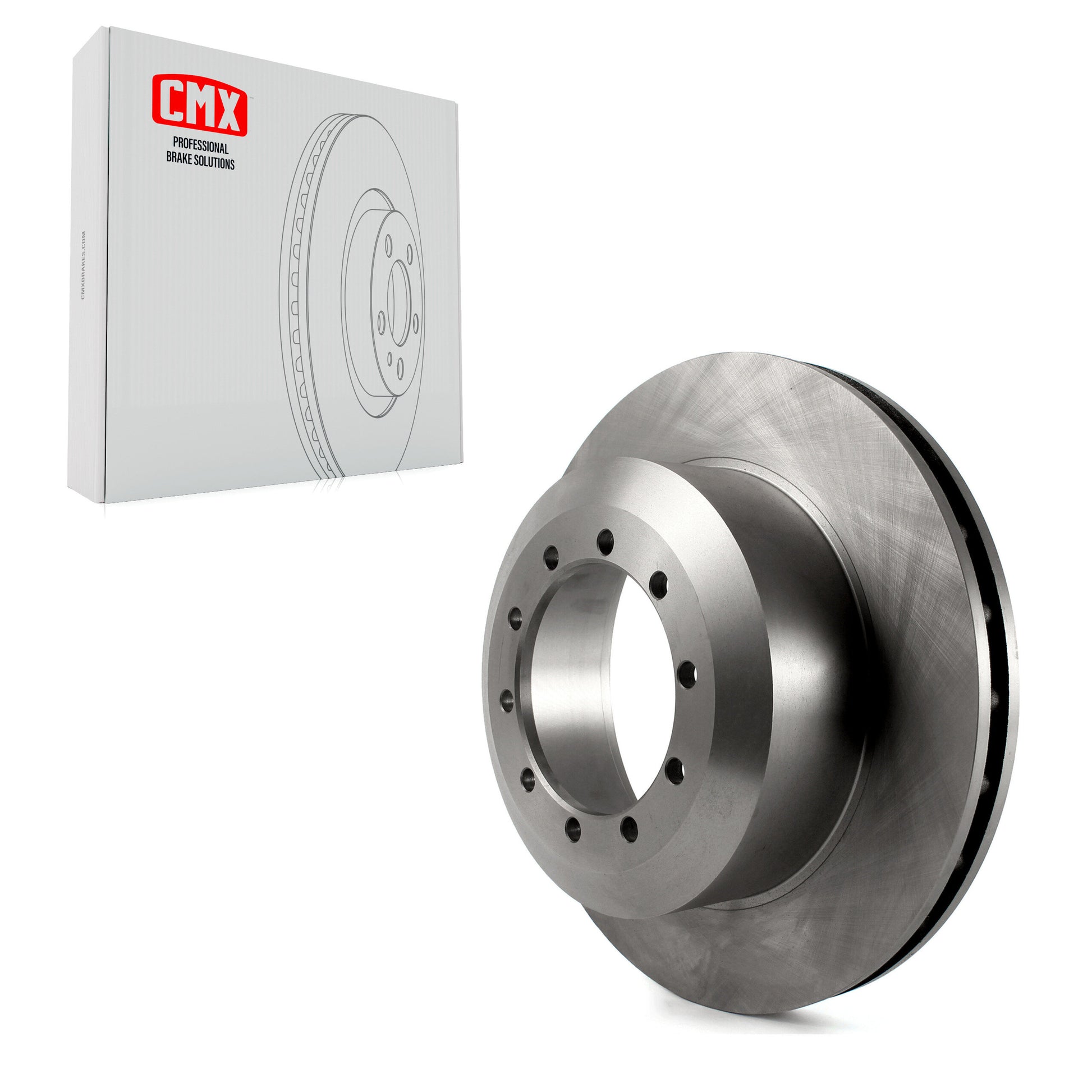 CMX 8-66761 Disc Brake Rotor for 1999-2020 Ford F-53 Motorhome Chassis, Ford F-59 Commercial Stripped Chassis, Ford F-550 Super Duty - Rear, Front