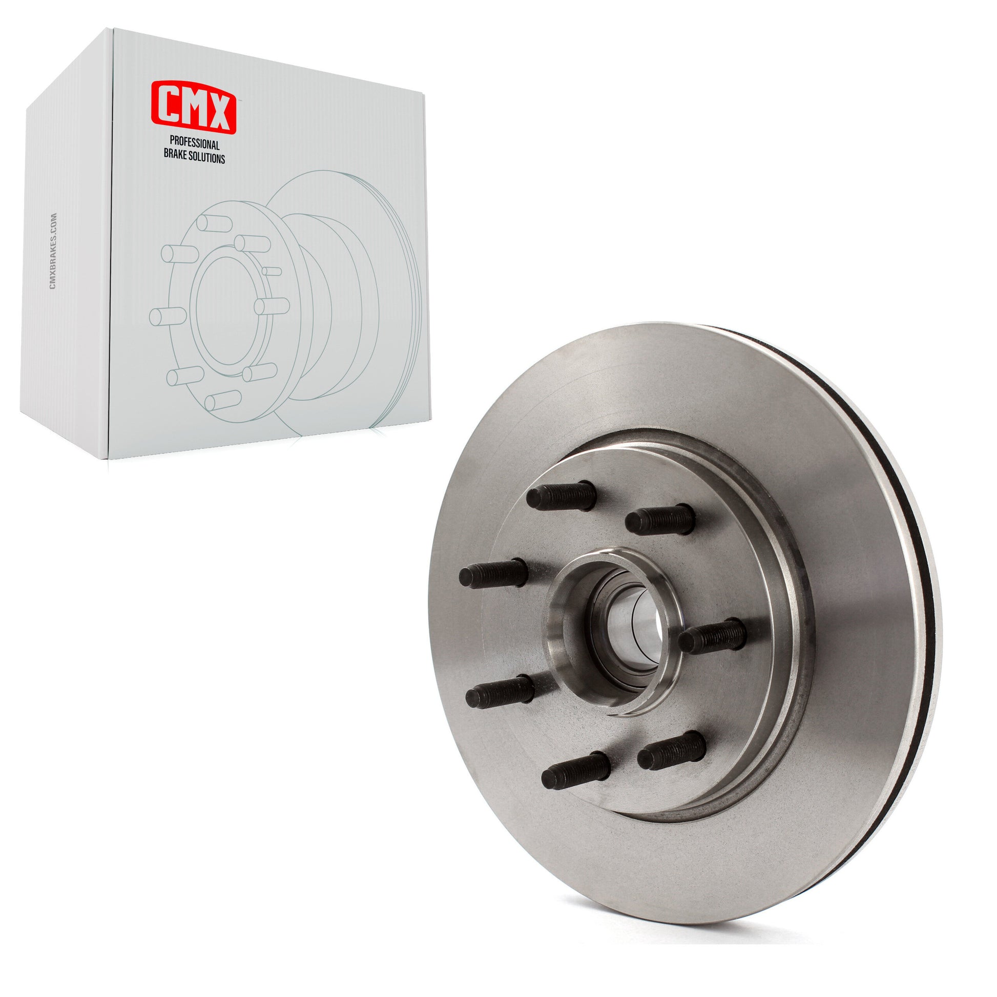 CMX 8-680179 Disc Brake Rotor and Hub Assembly for 2004-2008 Lincoln Mark LT, Ford F-150 - Front