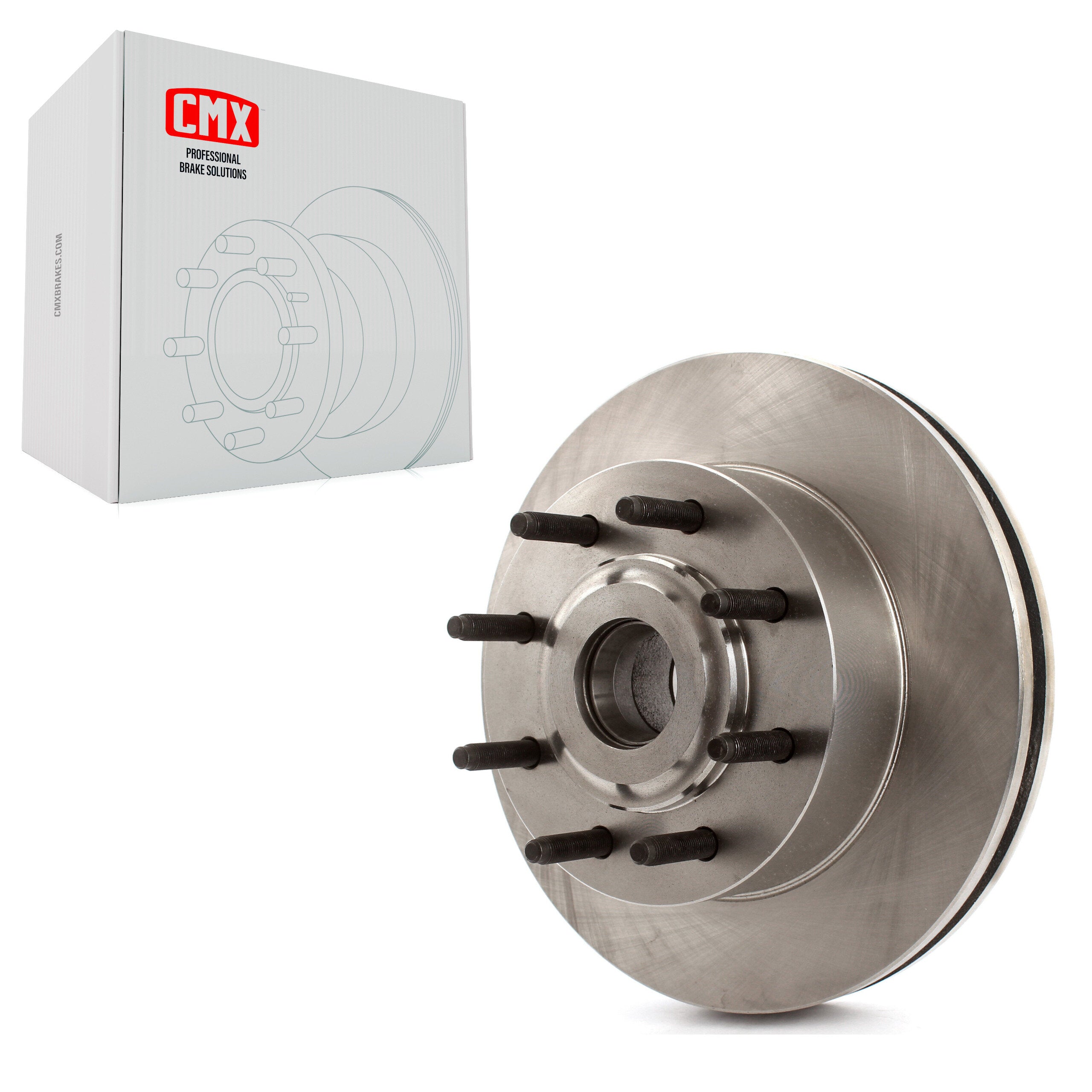 CMX 8-680306 Disc Brake Rotor and Hub Assembly for 2005-2007 Ford Excursion, Ford F-250 Super Duty, Ford F-350 Super Duty - Front