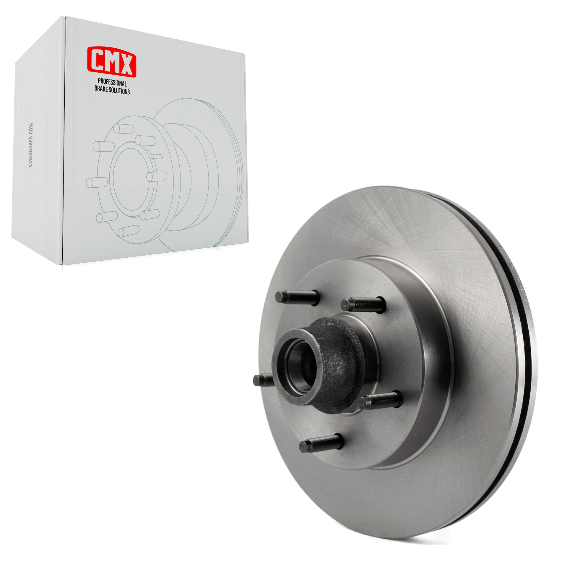 CMX 8-680320 Disc Brake Rotor and Hub Assembly for 2004-2007 Ford E-150 Econoline, Ford E-150, Ford E-150 Club Wagon - Front