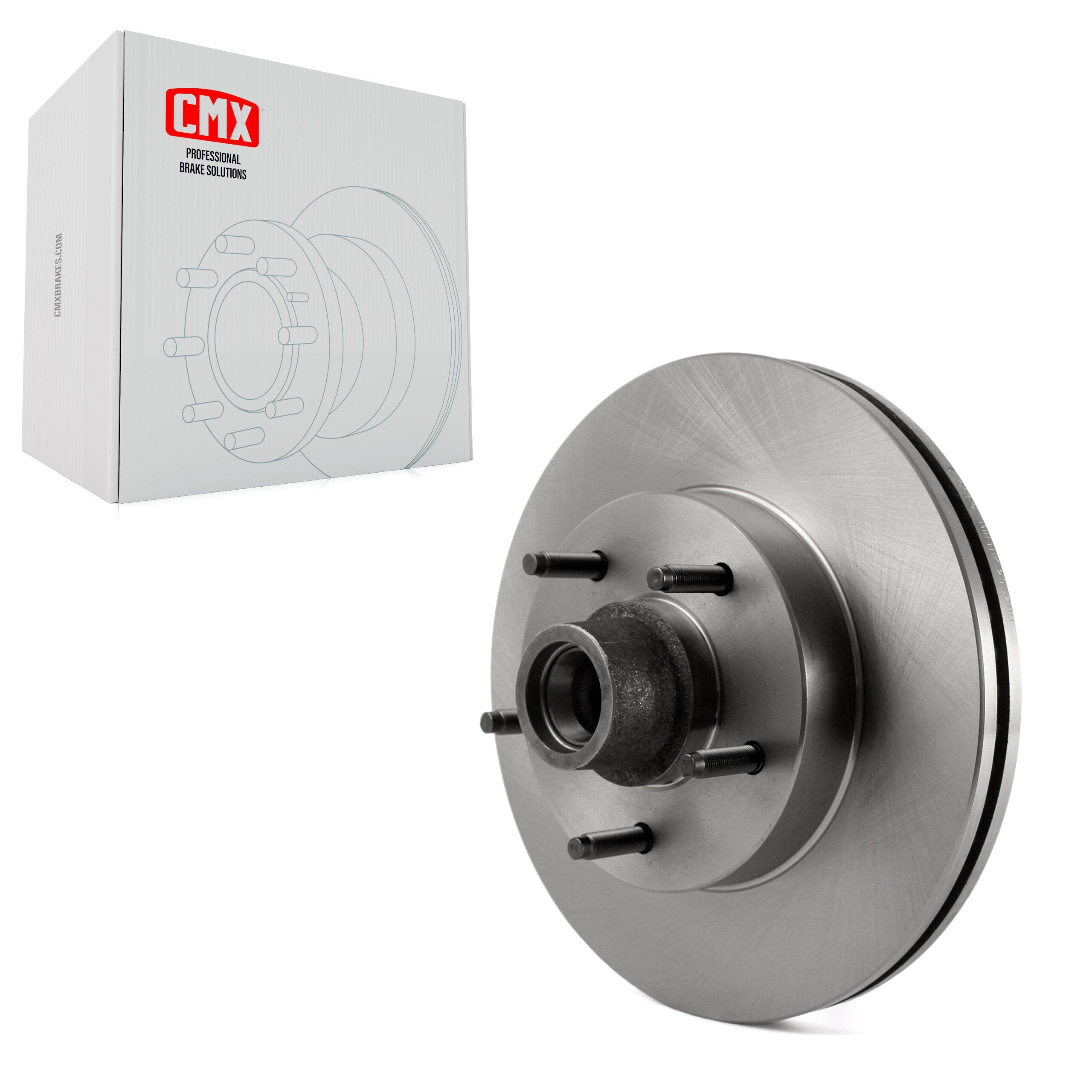 CMX 8-680320 Disc Brake Rotor and Hub Assembly for 2004-2007 Ford E-150 Econoline, Ford E-150, Ford E-150 Club Wagon - Front