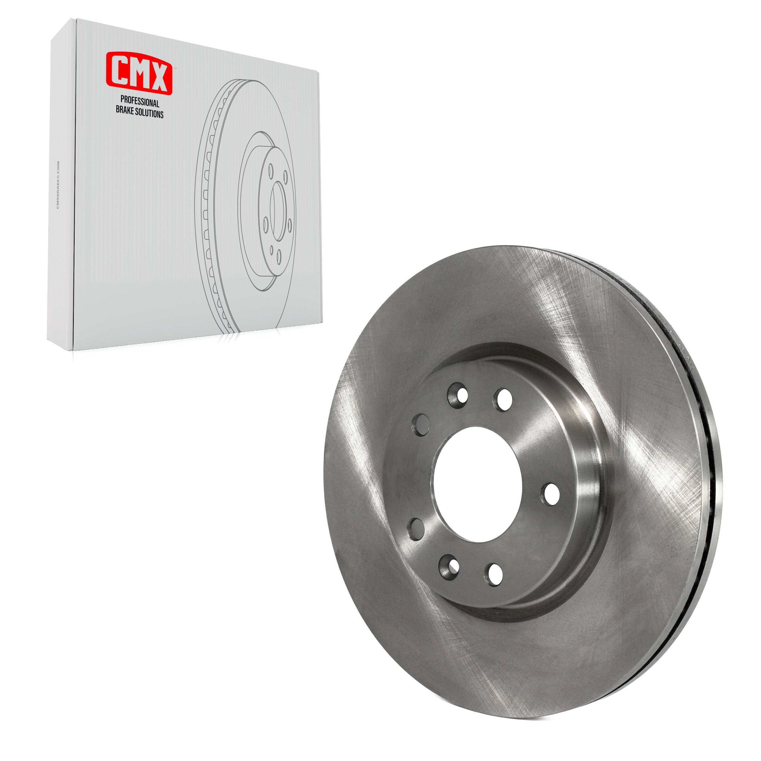 CMX 8-680404 Disc Brake Rotor for 2006-2013 Mazda 6, Lincoln MKZ, Ford Fusion - Front