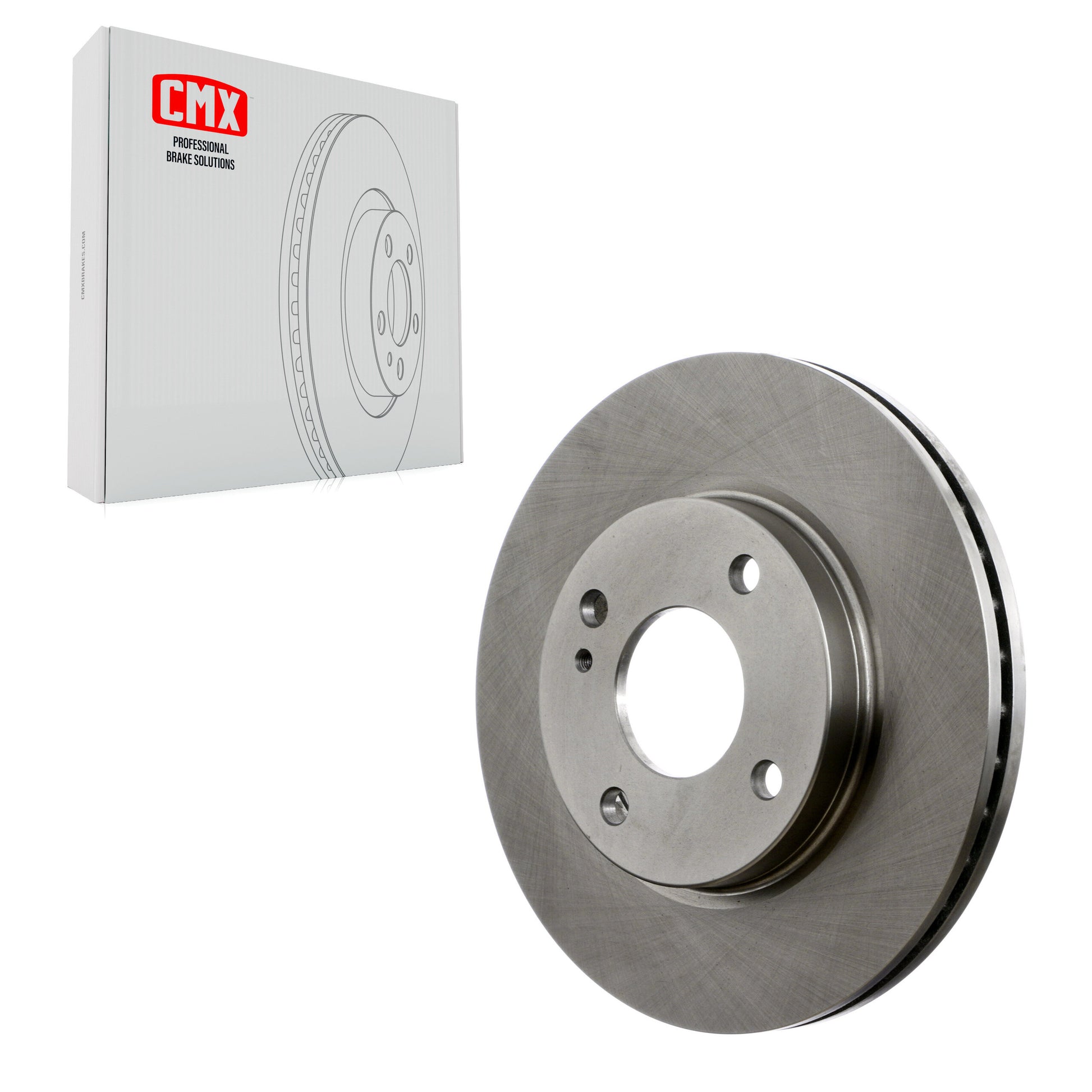 CMX 8-680822 Disc Brake Rotor for 2011-2019 Ford Fiesta - Front