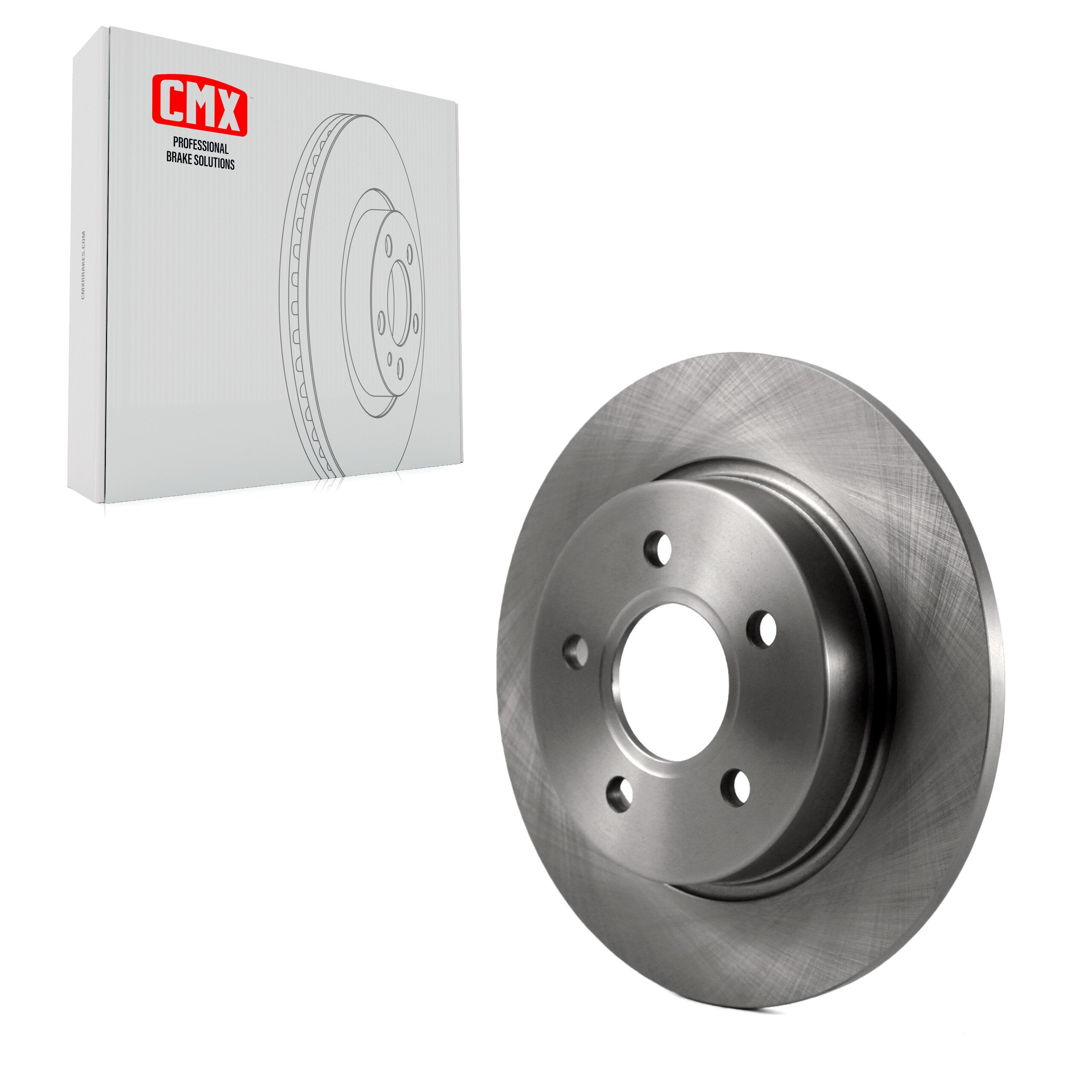 CMX 8-680931 Disc Brake Rotor for 2012-2018 Ford Focus - Rear