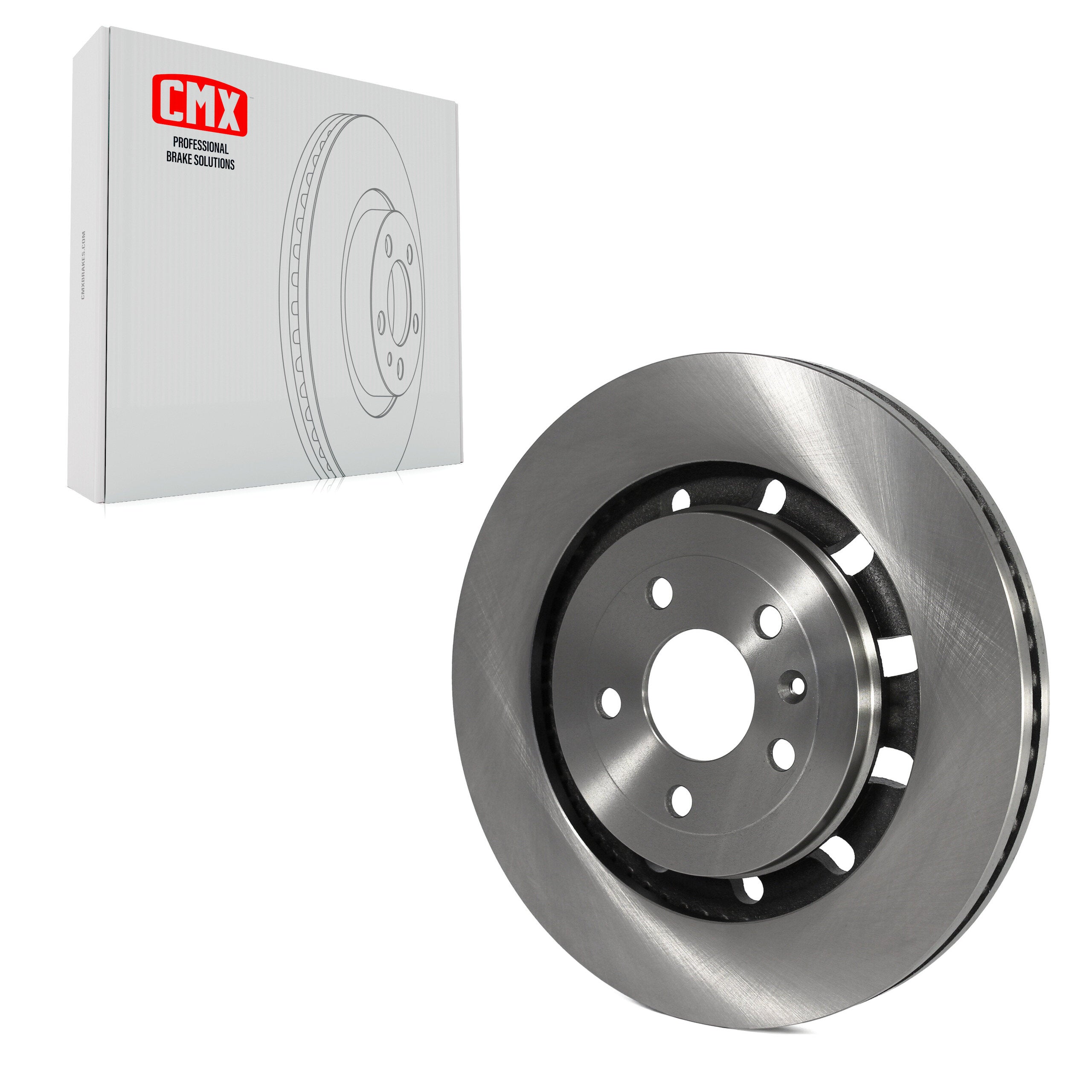 CMX 8-680982 Disc Brake Rotor for 2012-2019 Ford Explorer, Ford Special Service Police Sedan, Ford Police Interceptor Sedan - Front