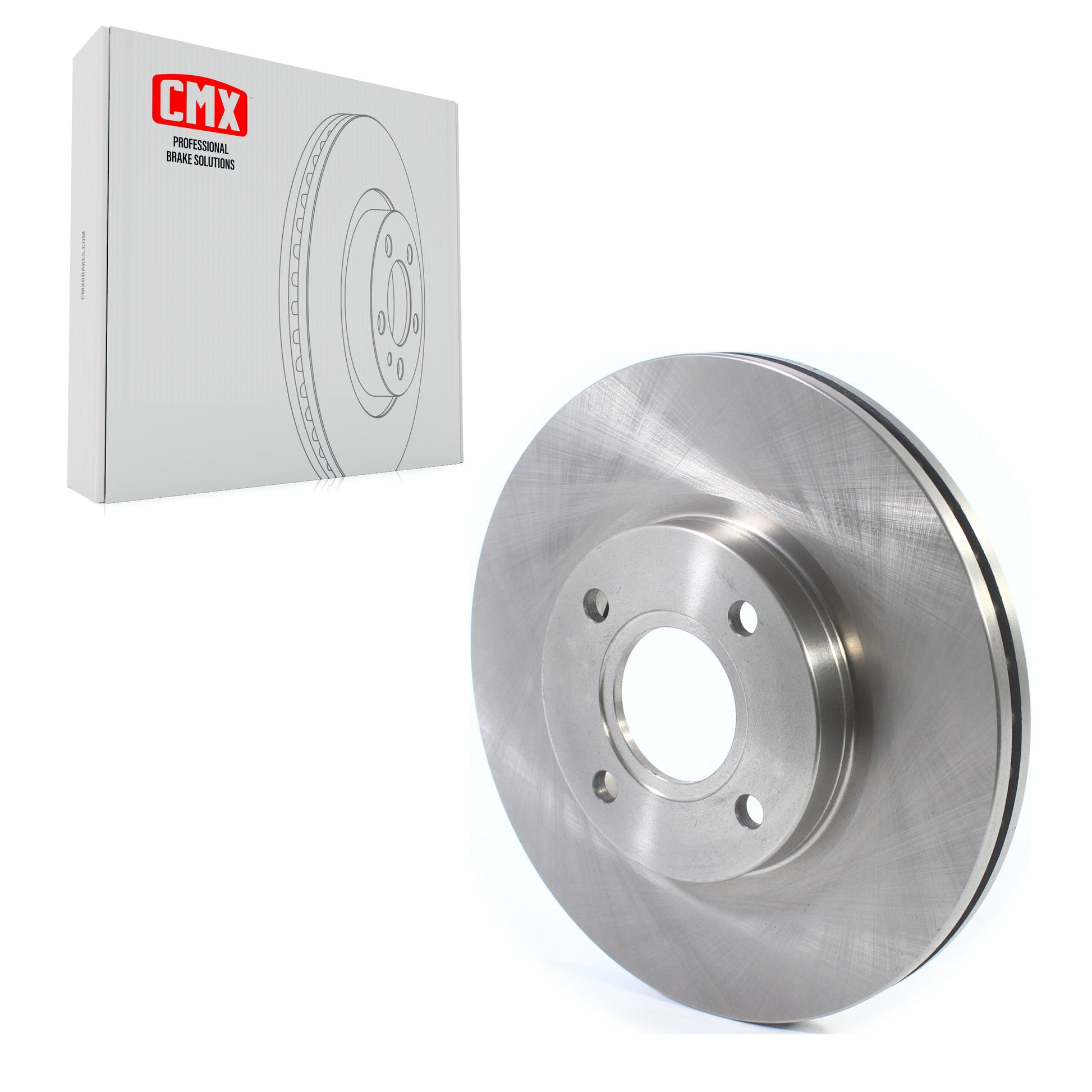 CMX 8-682197 Disc Brake Rotor for 2014-2019 Ford Fiesta - Front
