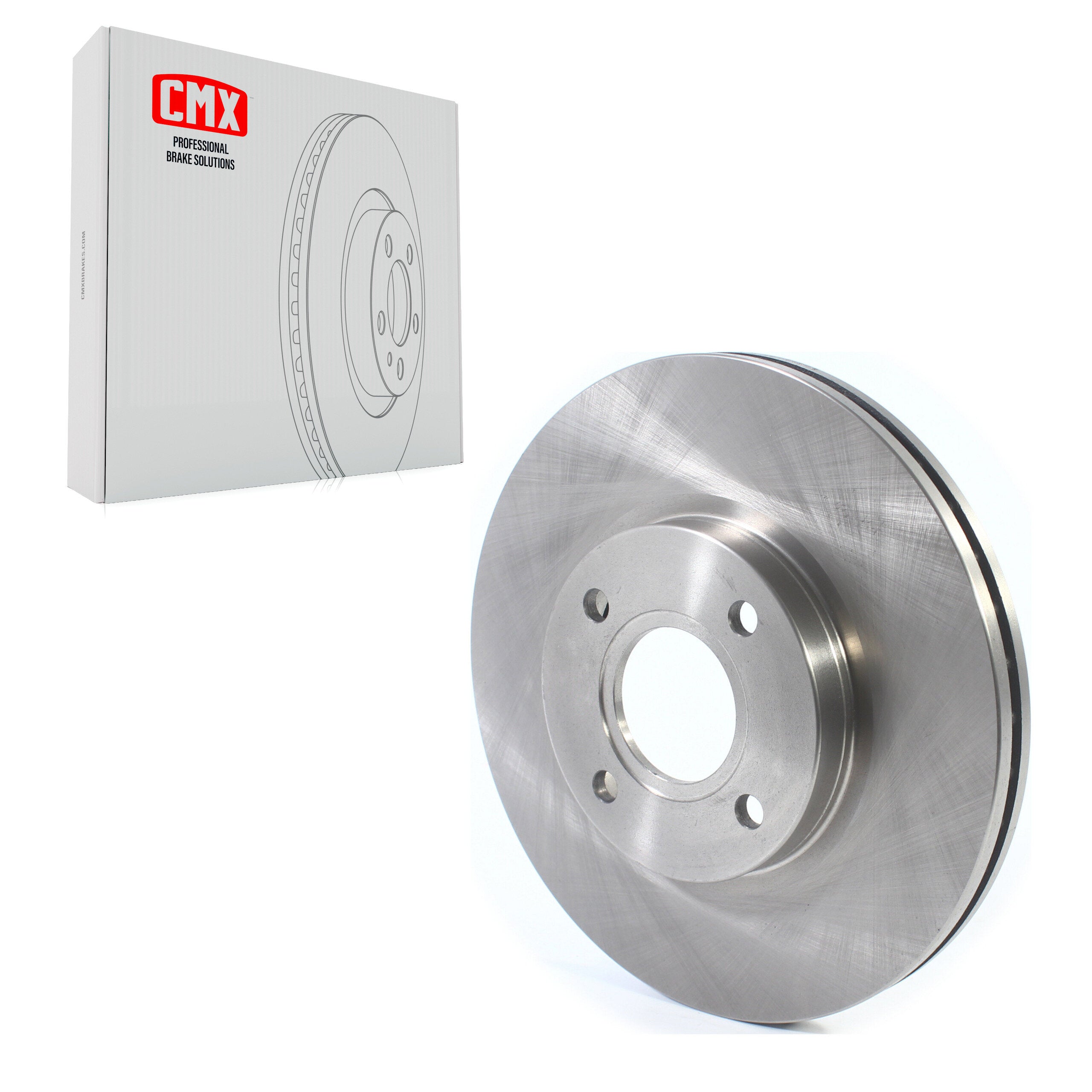 CMX 8-682197 Disc Brake Rotor for 2014-2019 Ford Fiesta - Front