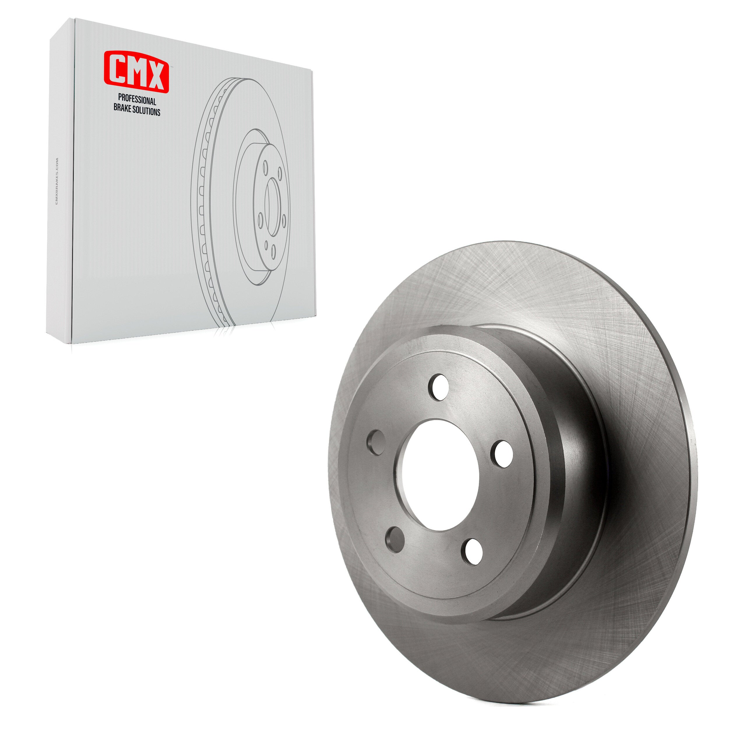CMX 8-780254 Disc Brake Rotor for 2005-2023 Dodge Challenger, Chrysler 300, Dodge Charger - Rear