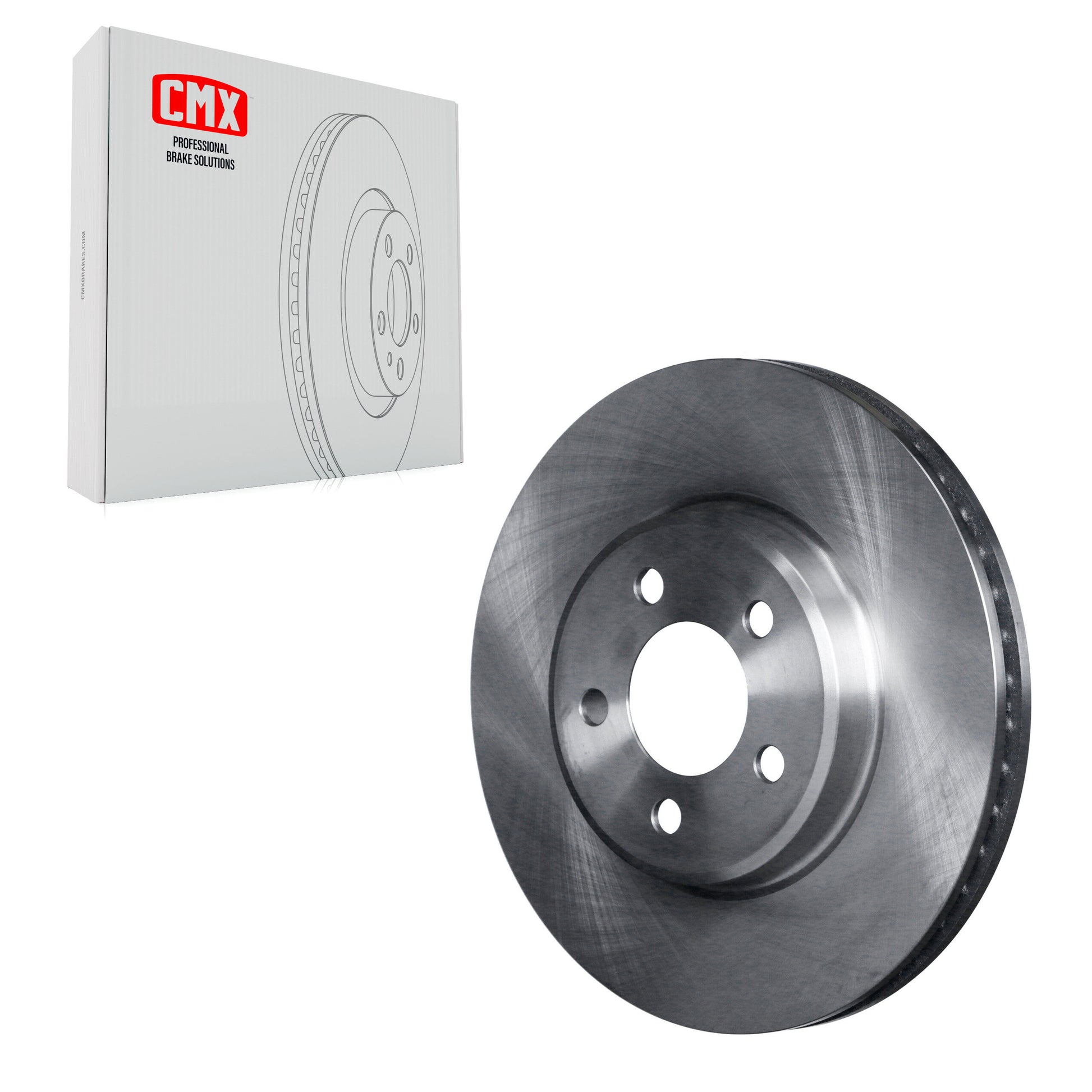 CMX 8-780255 Disc Brake Rotor for 2005-2023 Chrysler 300, Dodge Challenger, Dodge Charger - Front