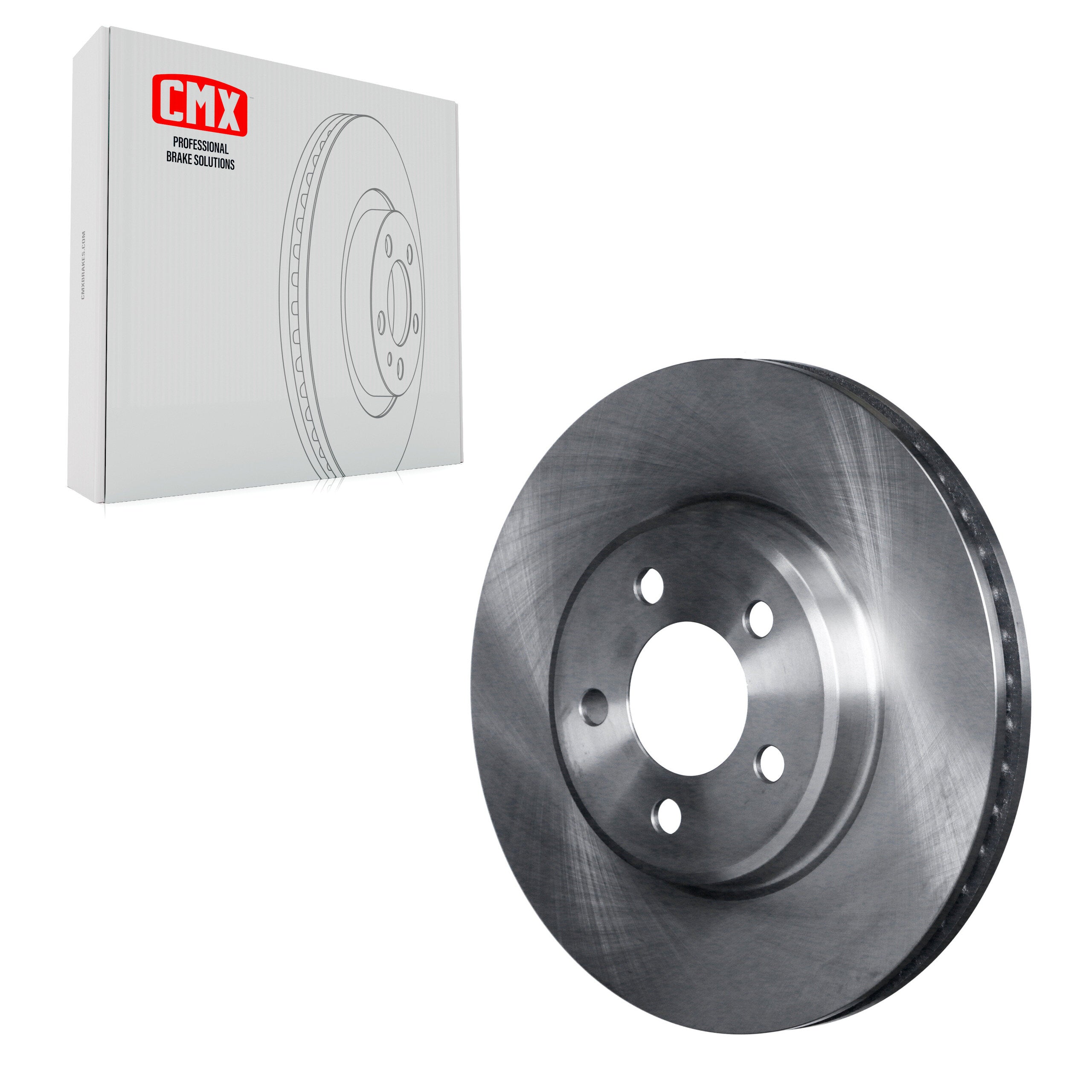 CMX 8-780255 Disc Brake Rotor for 2005-2023 Chrysler 300, Dodge Challenger, Dodge Charger - Front