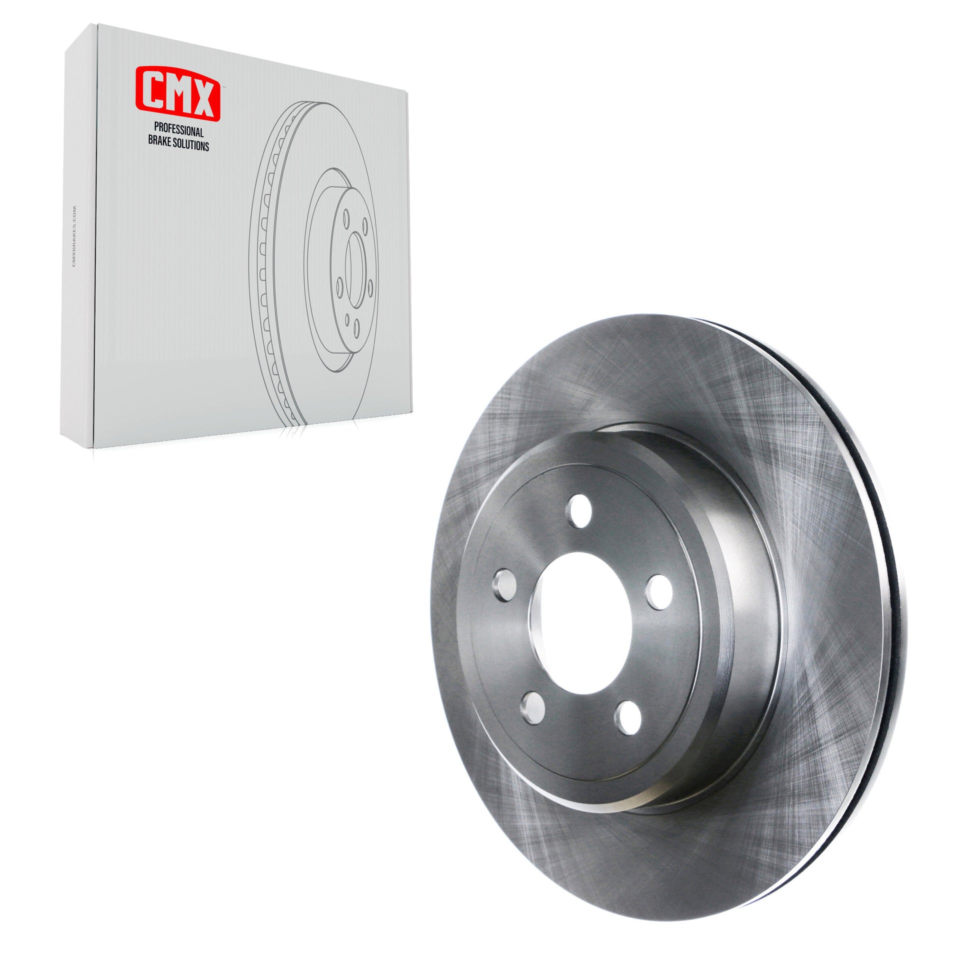 CMX 8-780257 Disc Brake Rotor for 2005-2023 Dodge Challenger, Chrysler 300, Dodge Charger - Rear