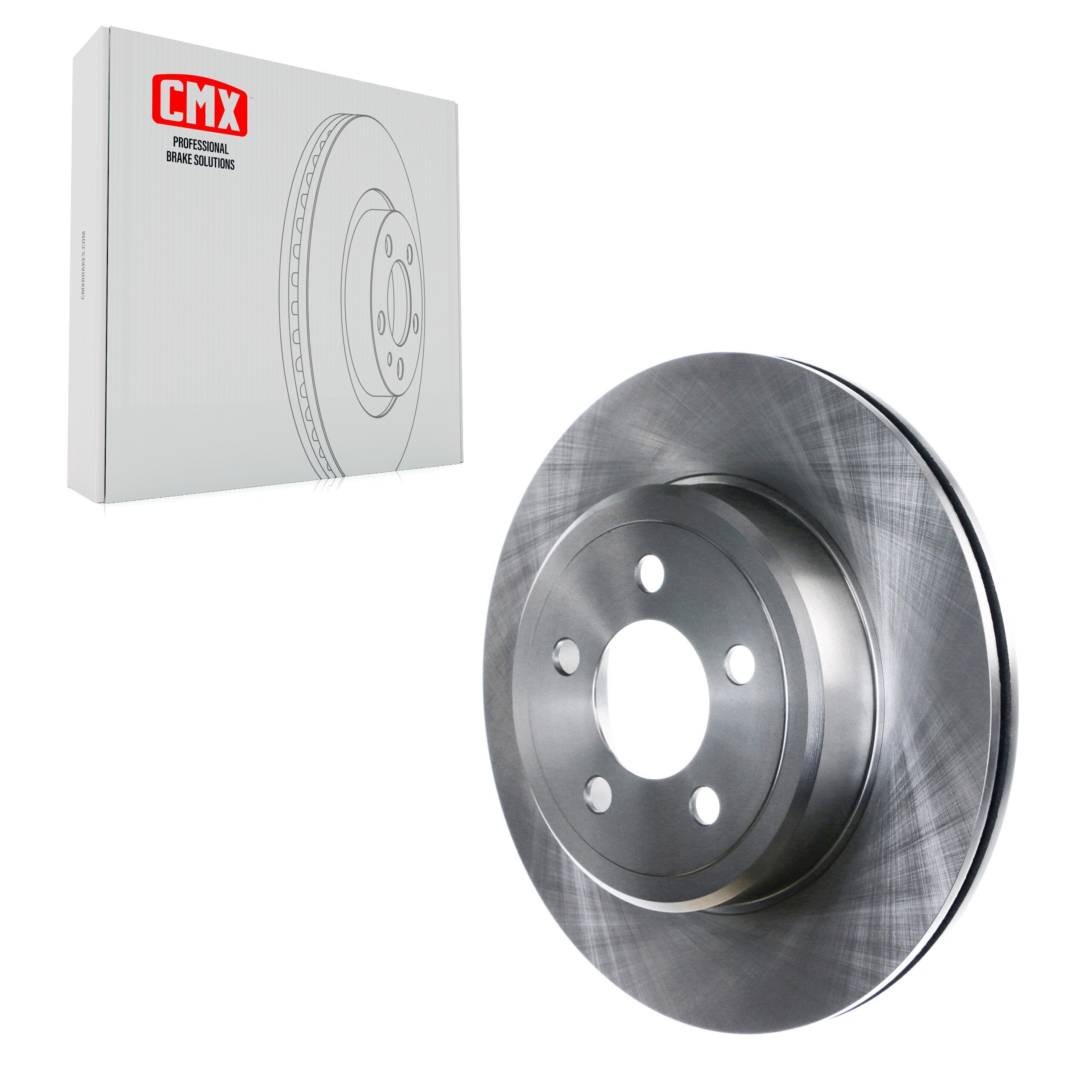 CMX 8-780257 Disc Brake Rotor for 2005-2023 Dodge Challenger, Chrysler 300, Dodge Charger - Rear