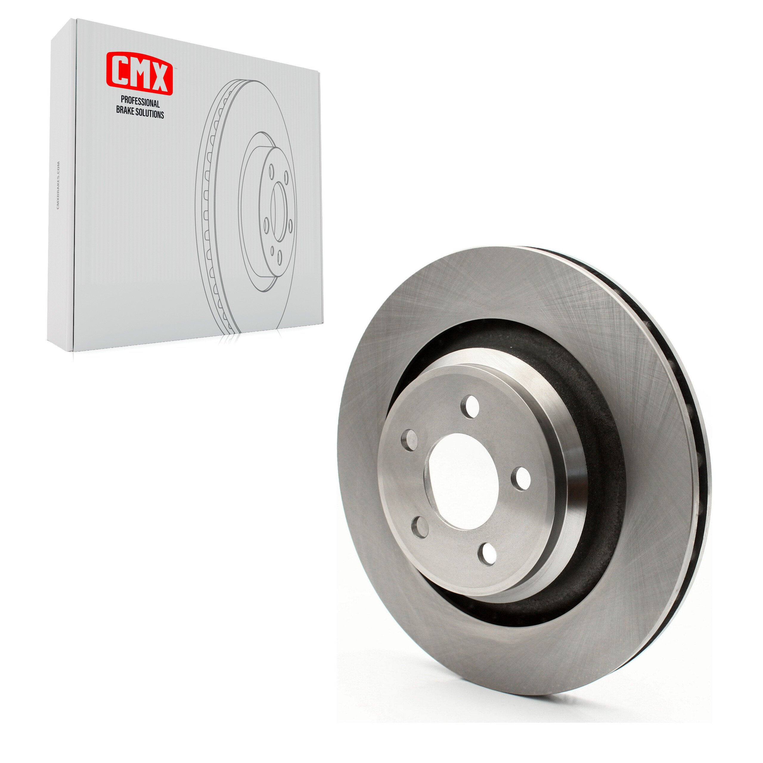 CMX 8-780390 Disc Brake Rotor for 2005-2023 Dodge Challenger, Dodge Charger, Chrysler 300 - Rear