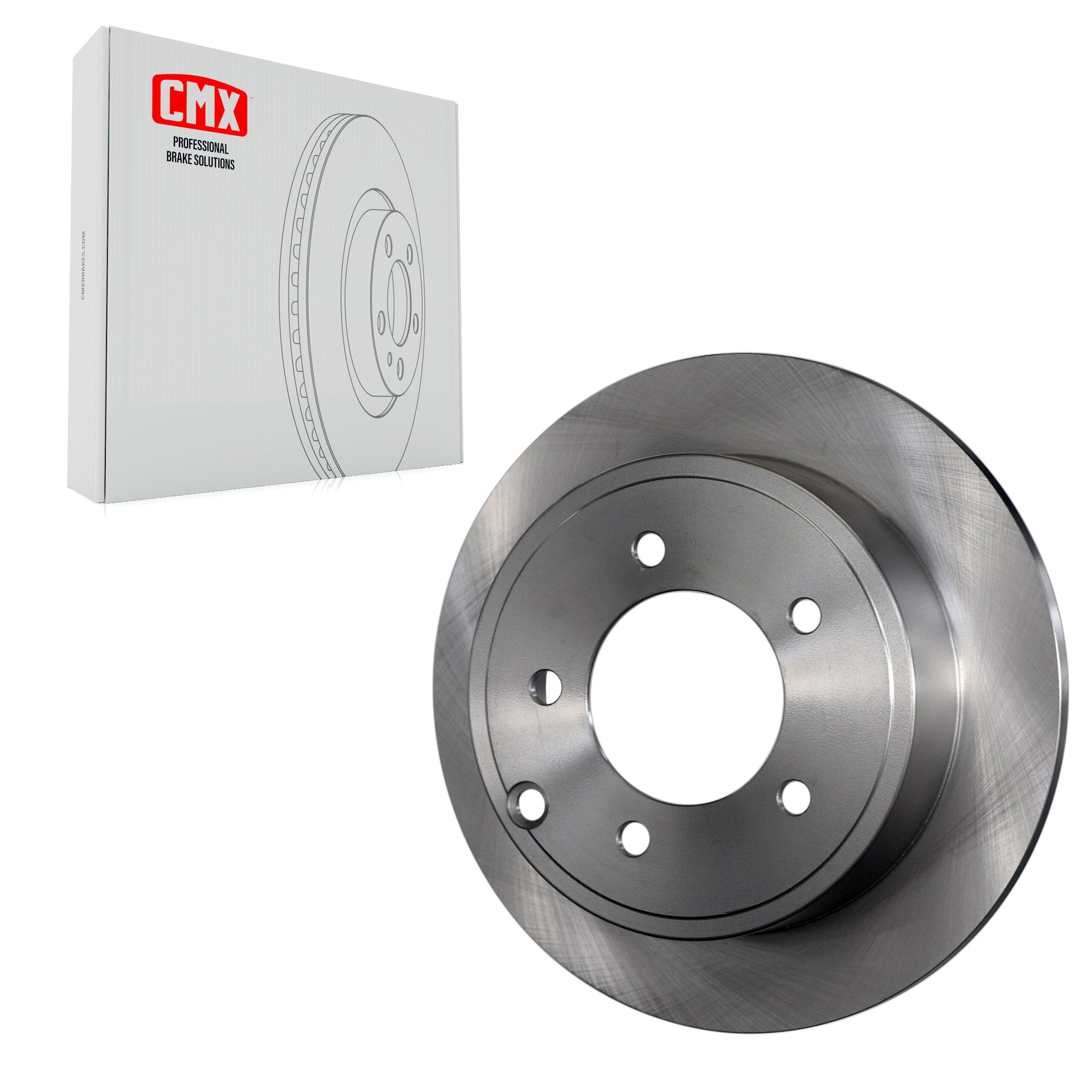 CMX 8-780457 Disc Brake Rotor for 2007-2017 Mitsubishi Lancer, Chrysler 200, Dodge Caliber - Rear